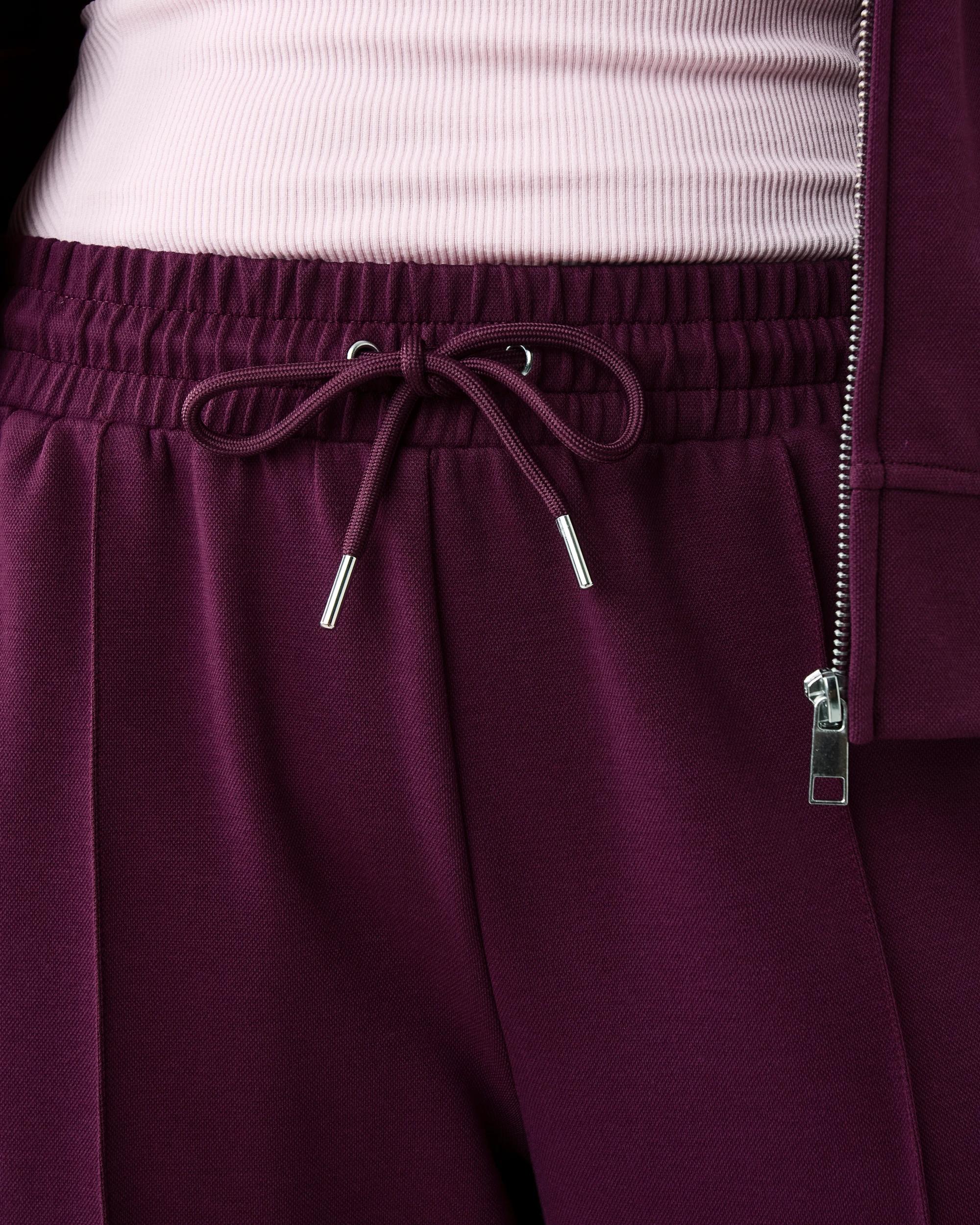 7 Active Womens Retro Wide Leg Trackpants Royal Burg, 7 of 8