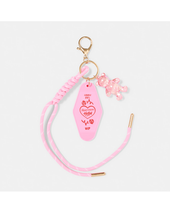 Motel Bag Charm Keyring - Pink