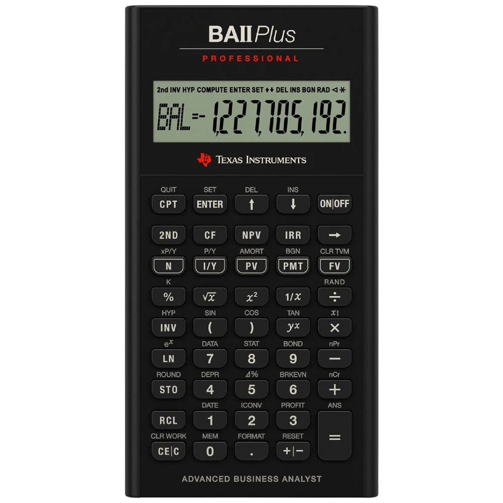 1 Texas Instruments BAII Plus Pro Financial Calculator, 1 of 1