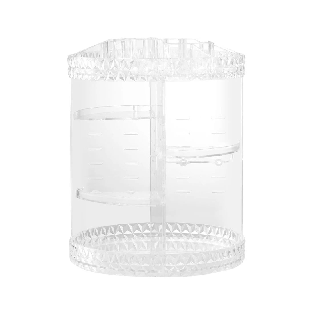 3 Embellir Makeup Organizer Acrylic Rotating Cosmetic Organizer Storage Display Holder - Natural, 3 of 7
