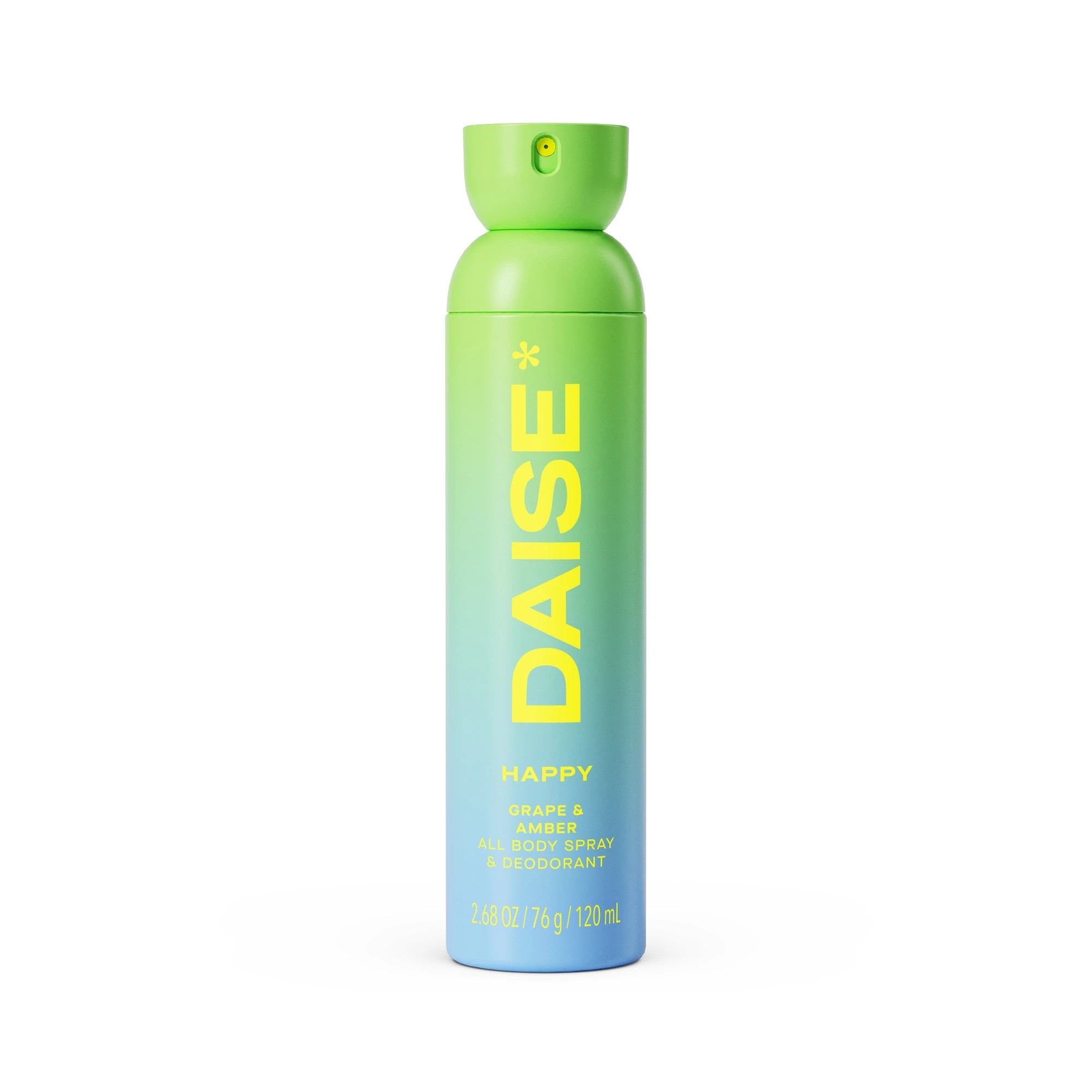 1 DAISE Happy All Body Spray and Deodorant 120ml - Grape and Amber Scent, 1 of 9