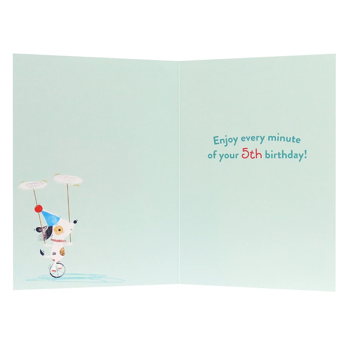 2 Connections from Hallmark 5th Birthday Card - Circus, 2 of 3