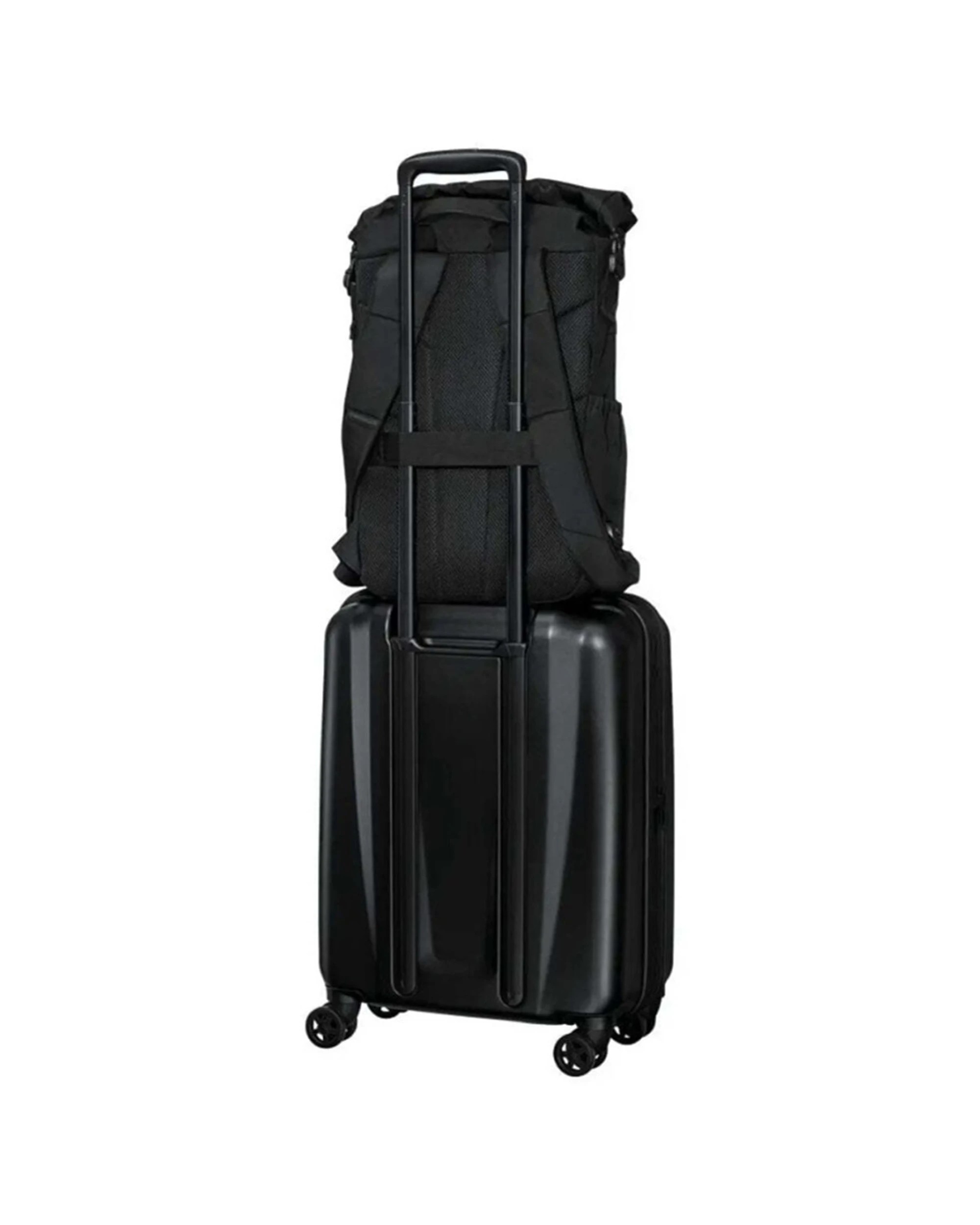 7 Wenger UrbanOne Roll-Top Laptop Recycled PET Polyester Backpack Fits 15.6in - Black, 7 of 7
