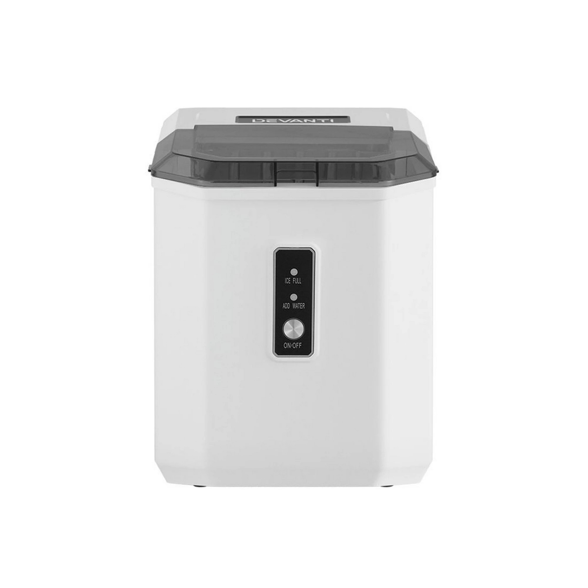 3 Devanti  Ice Maker Machine Portable Ice Cube Tray Bar Countertop - White, 3 of 7