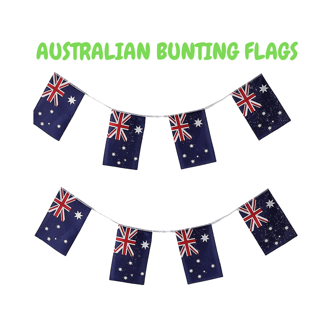4 BR Costumes 7m AUSTRALIA BUNTING FLAG Australian Day Colours Party Banner Flags Decor, 4 of 4