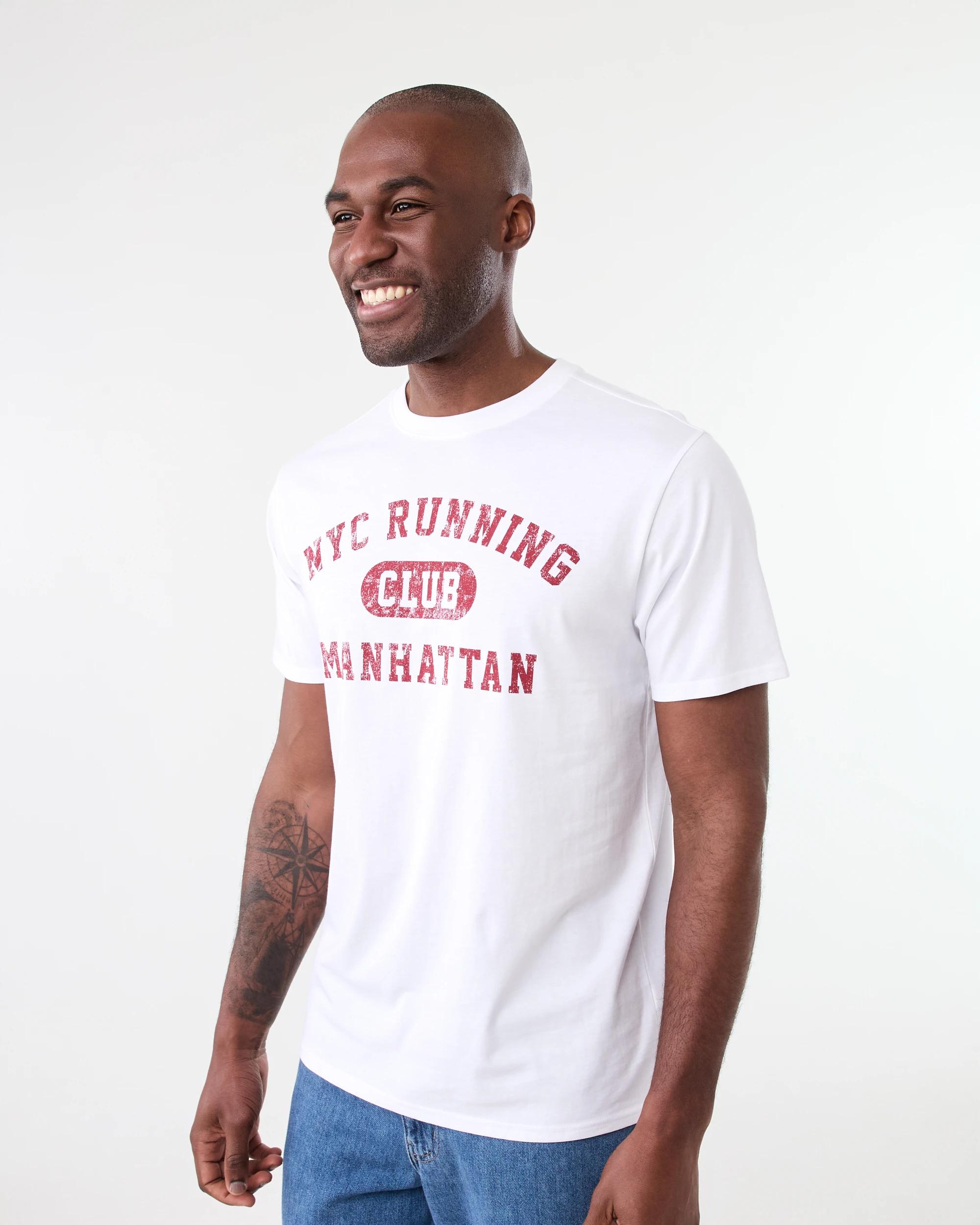 2 Print T-shirt Wht Runclb, 2 of 5