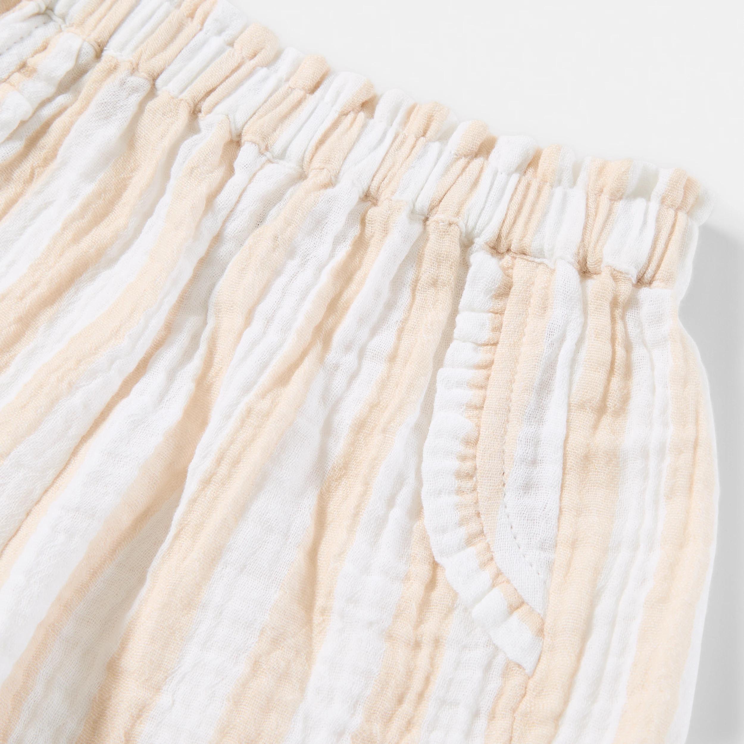 3 Woven Shorts BEIGE STRIPE, 3 of 3