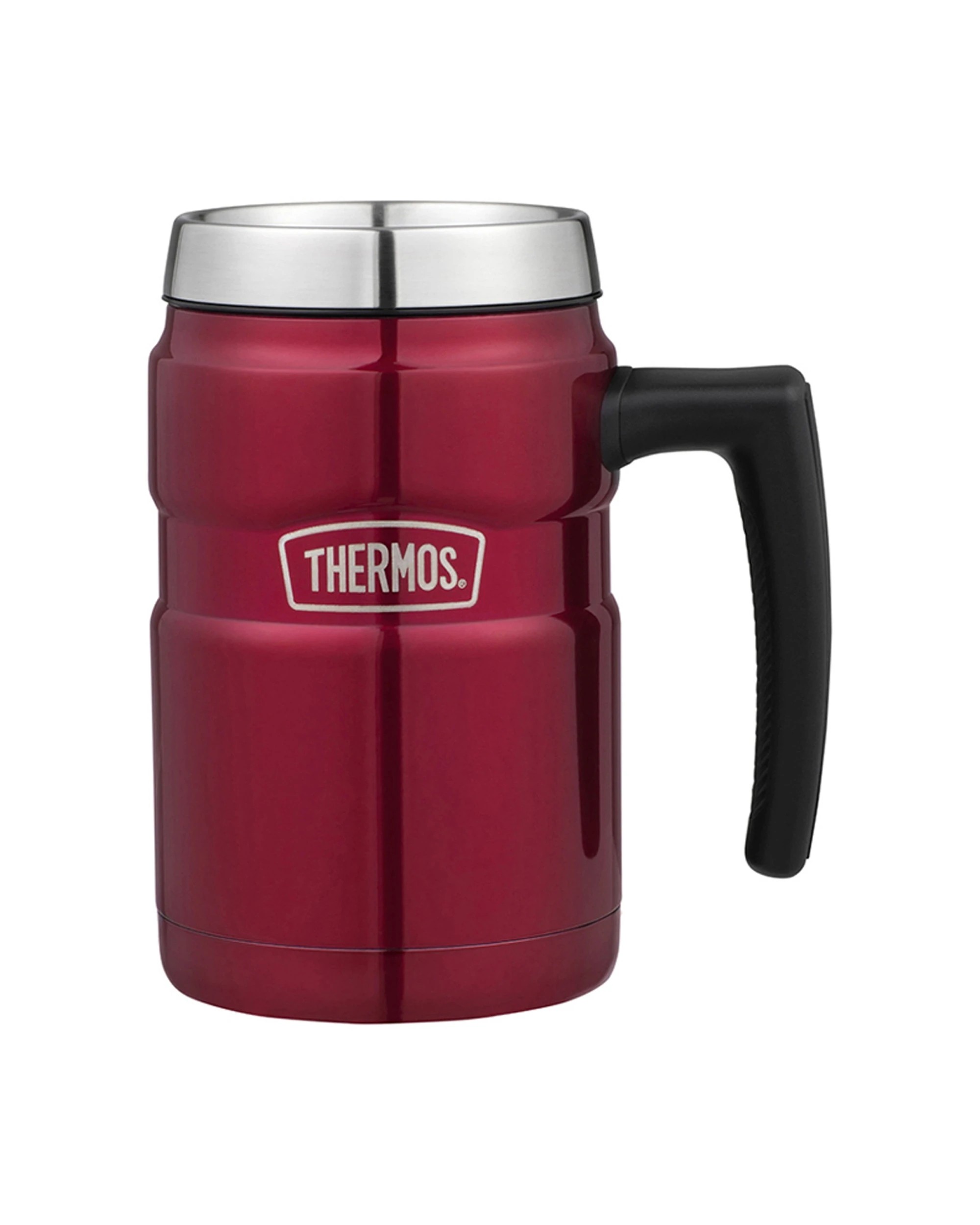 1 Thermos 470Ml Stainless King Stainless Steel Vacuum Insulated Camping Mug - Red, 1 of 3