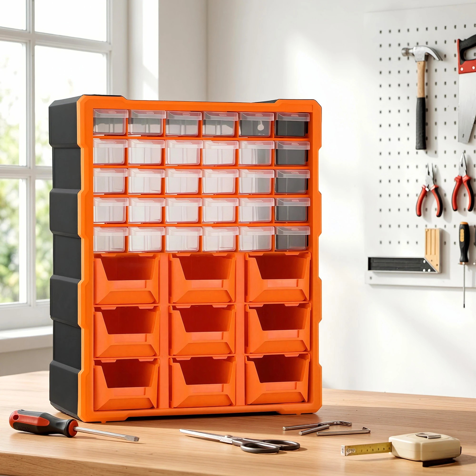 9 Giantz Tool Organizer 39-Drawer Hardware Cabinet Screw Storage Box Anti-Drop - Multi, 9 of 9