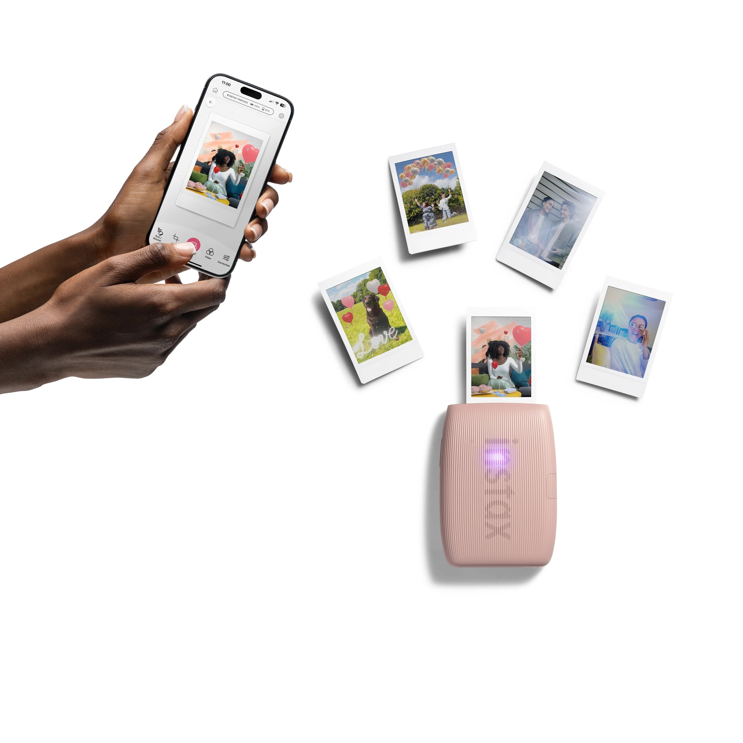 4 Fujifilm Instax Mini Link 3 Printer - Rose Pink, 4 of 4