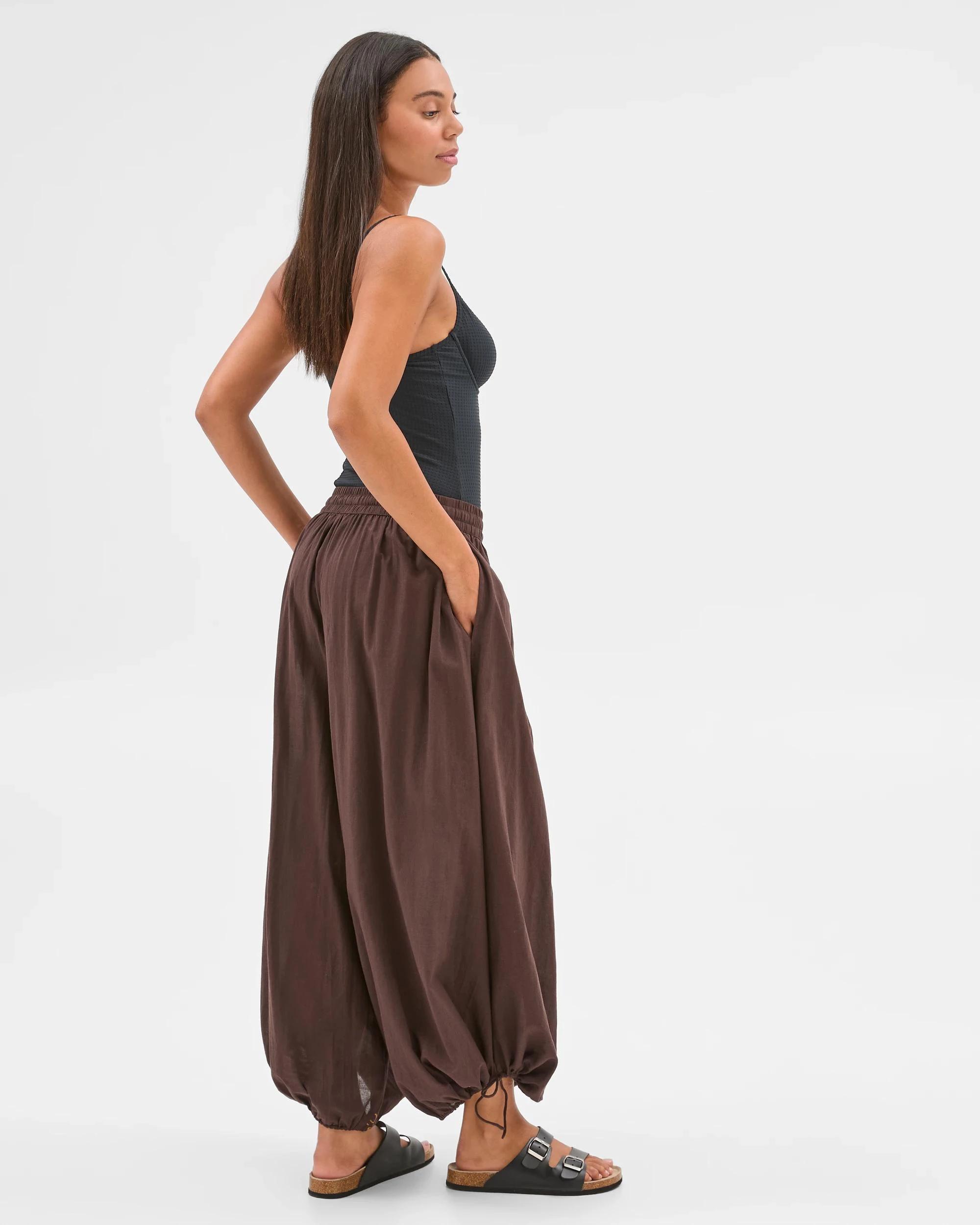 6 Target Resort Harem Pants CHOCOLATE, 6 of 6