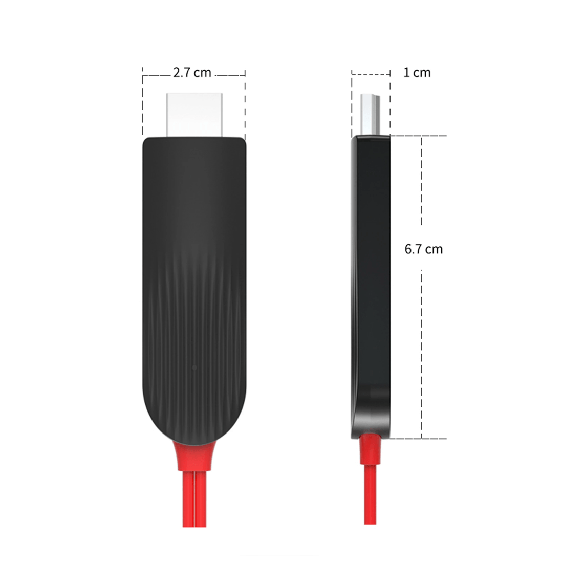 4 TODO 3 in 1 HDMI to Lightning Micro USB Type C Adapter Cable Charge iPhone Android AV TV, 4 of 6