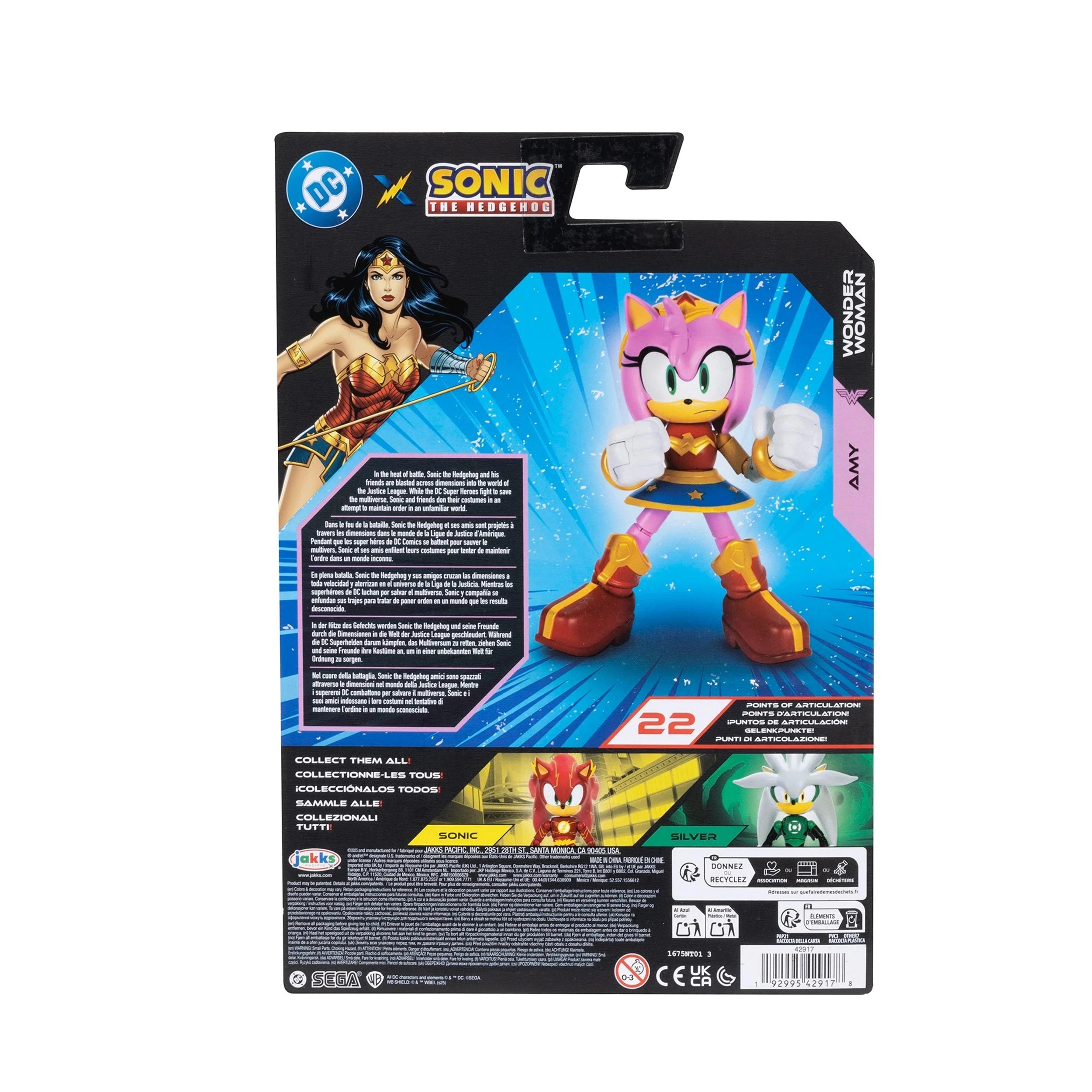 6 Sonic x DC 5in Figures - Assorted - Multi, 6 of 6