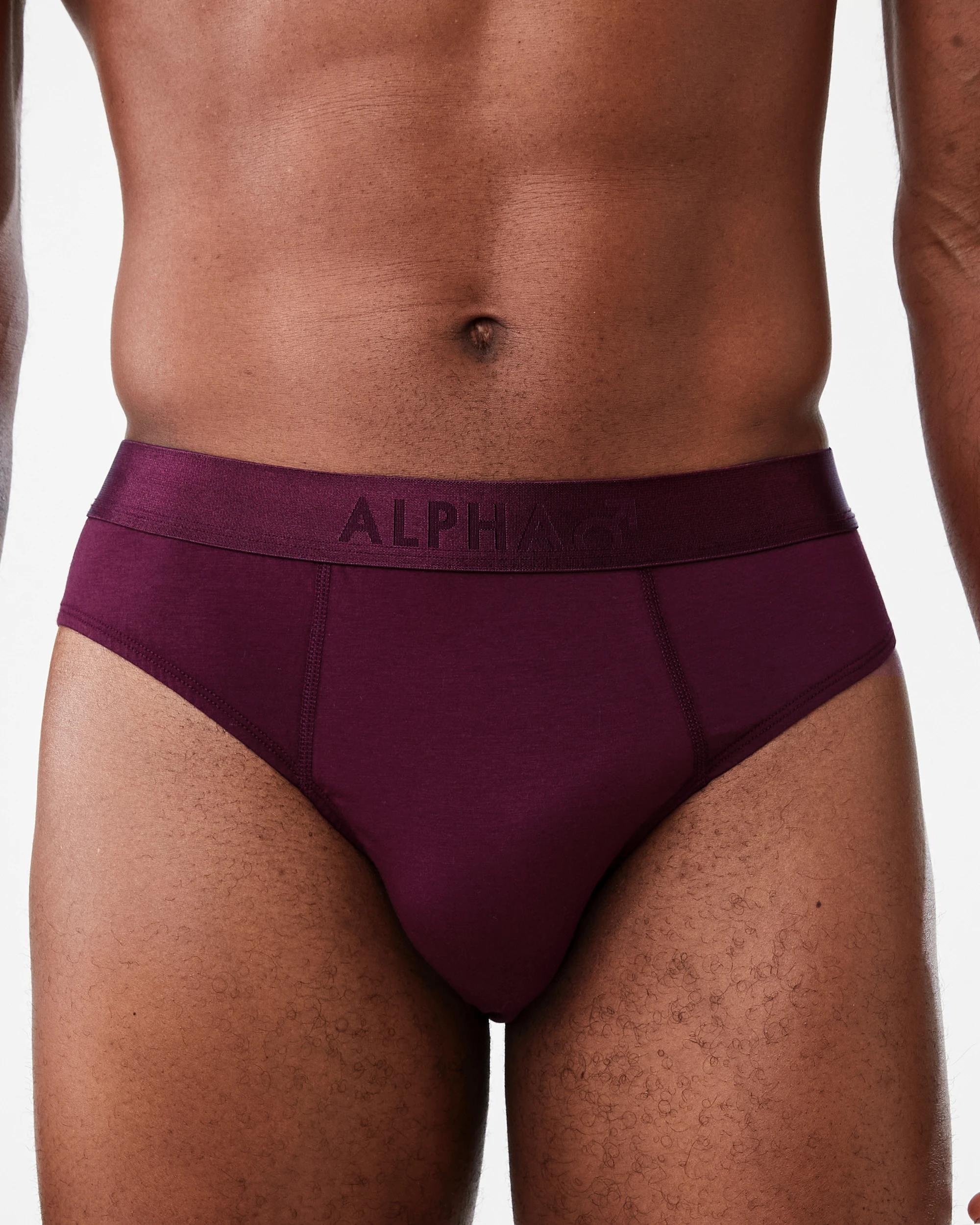 4 3 Pack Cotton Modal Briefs Forest, 4 of 7