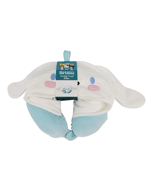 Hello Kitty and Friends Cinnamoroll Hooded Travel Pillow