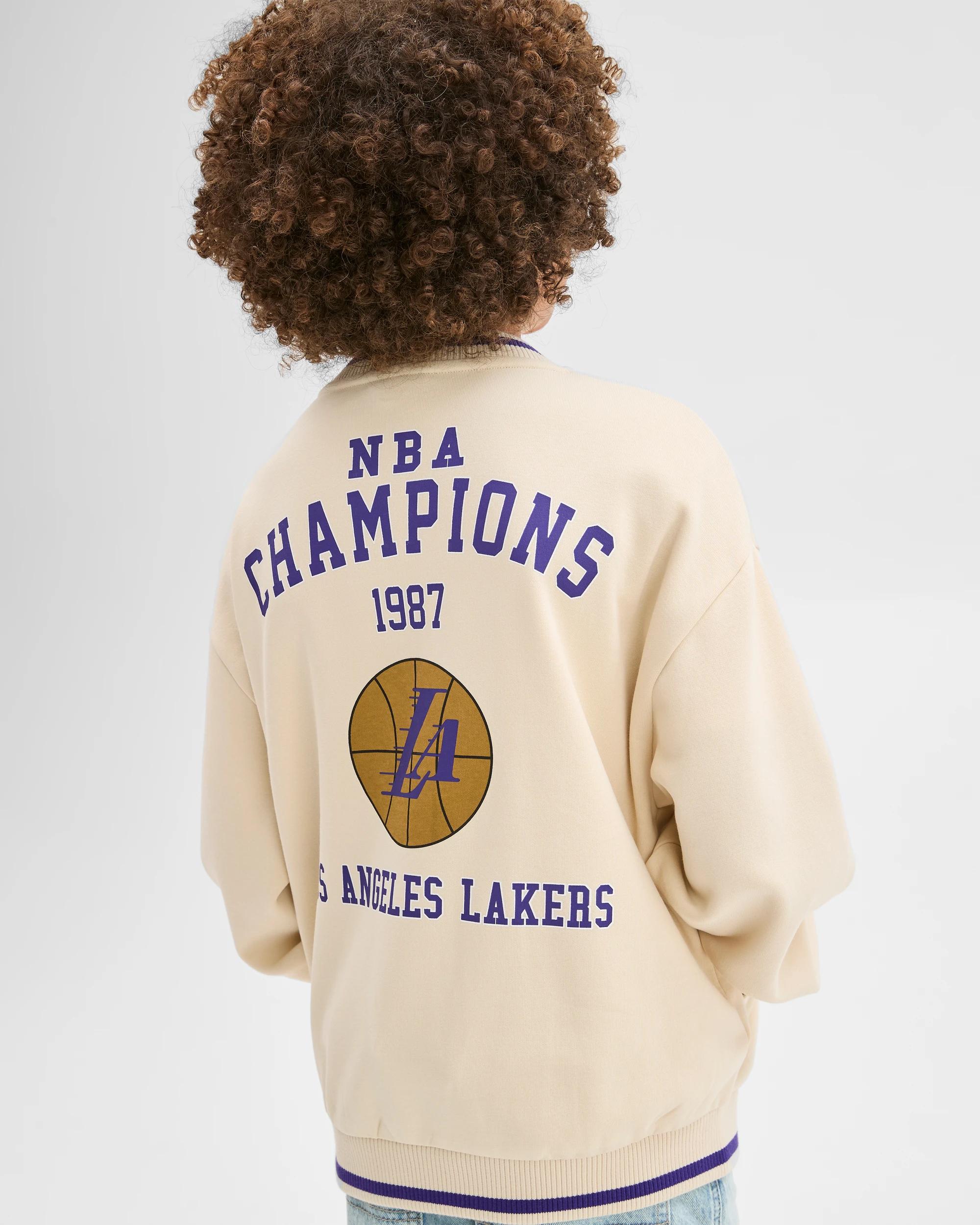 4 NBA Australian Cotton Blend Varsity Jacket NEUTRAL, 4 of 7