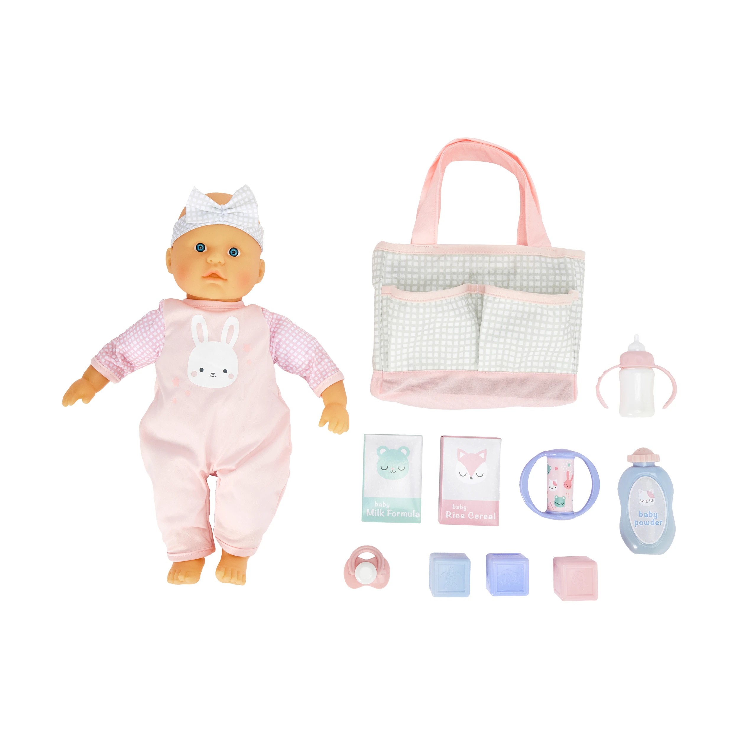 1 11 Piece Doll with Accessories Set, 1 of 9