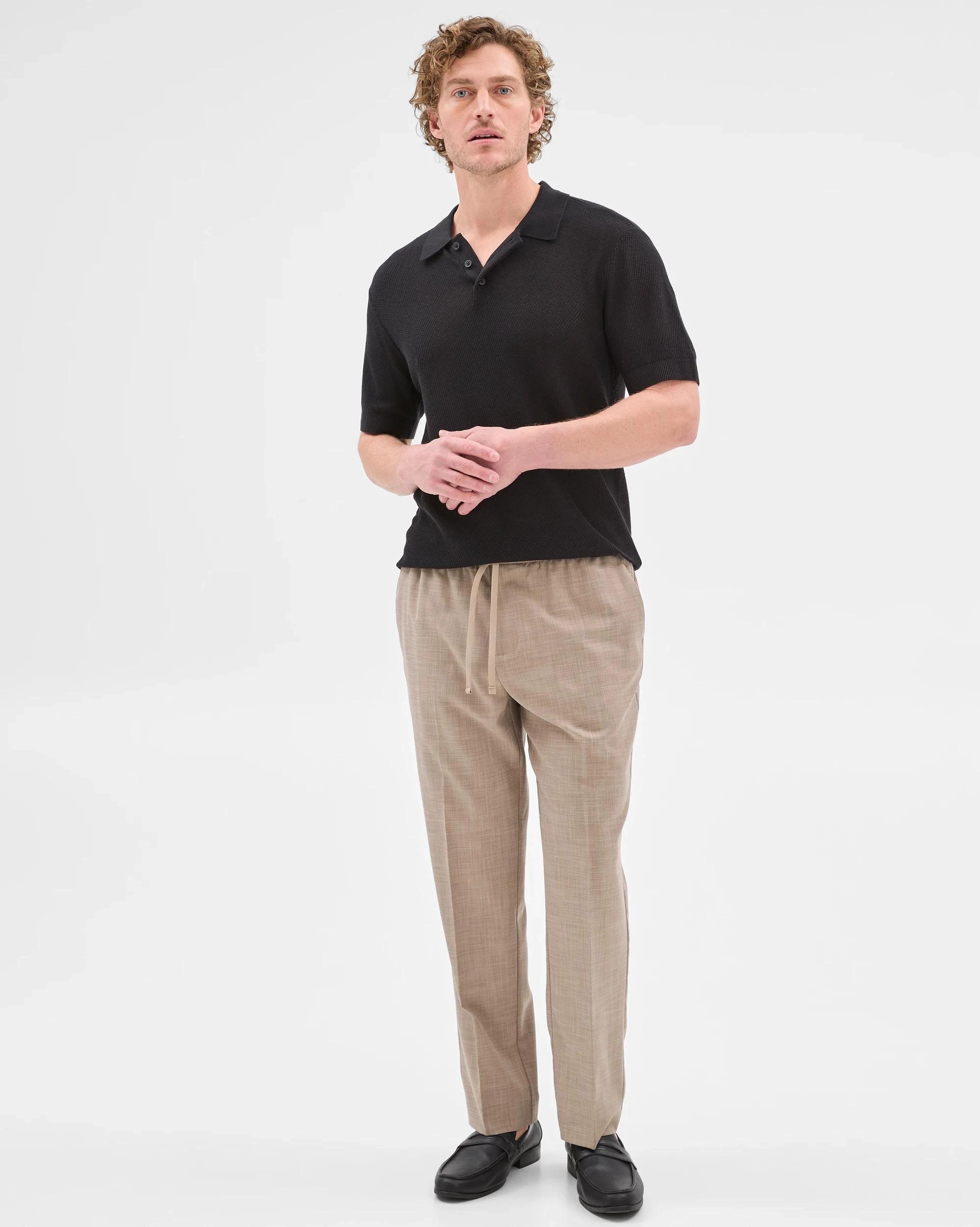 7 Elasticated Waist Pants - Preview TAN MARLE, 7 of 10