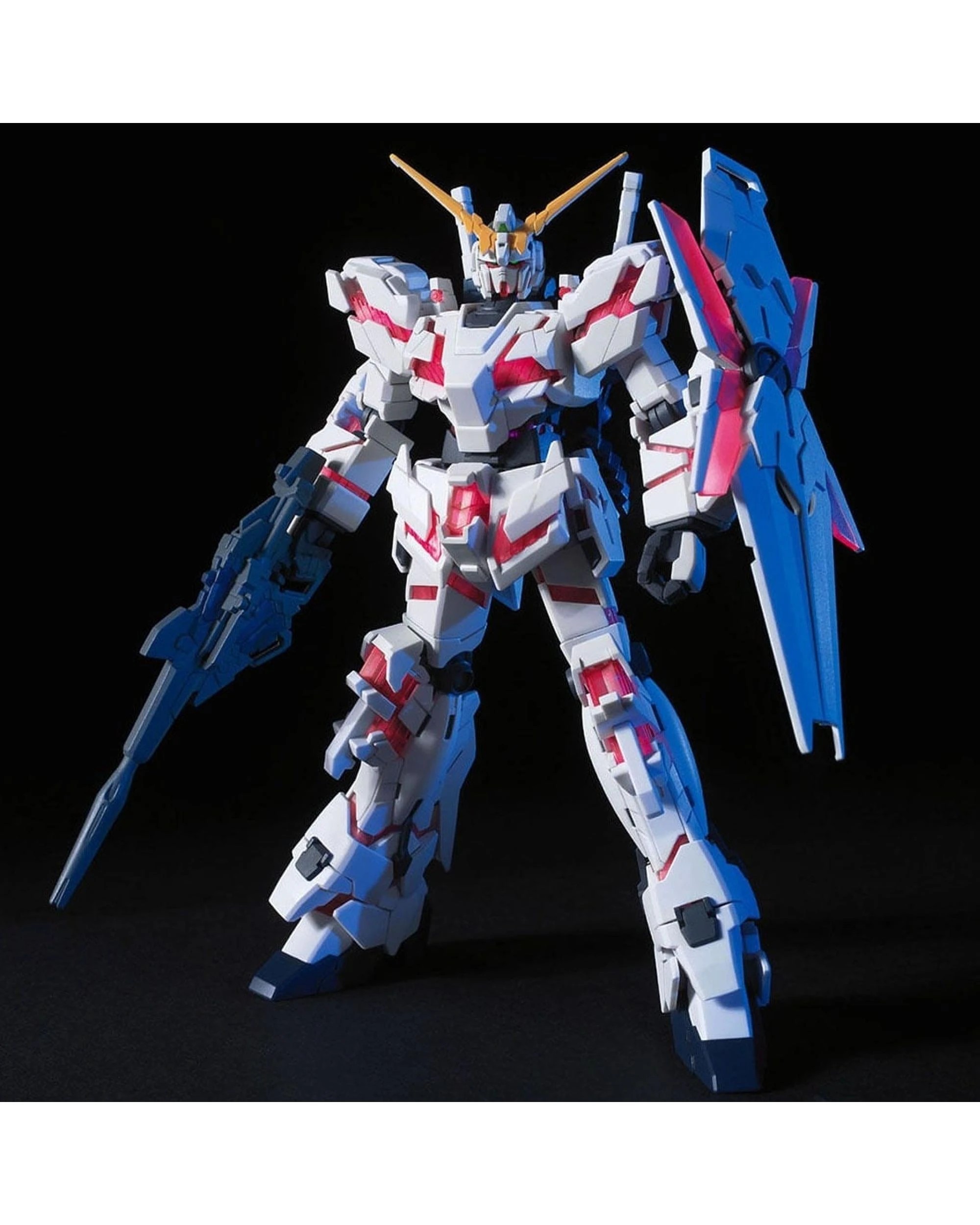 2 Bandai Gundam High Grade Universal Century HGUC RX-0 Unicorn Gundam Destroy Mode Repeat 1/144 Scale Model Kit, 2 of 3