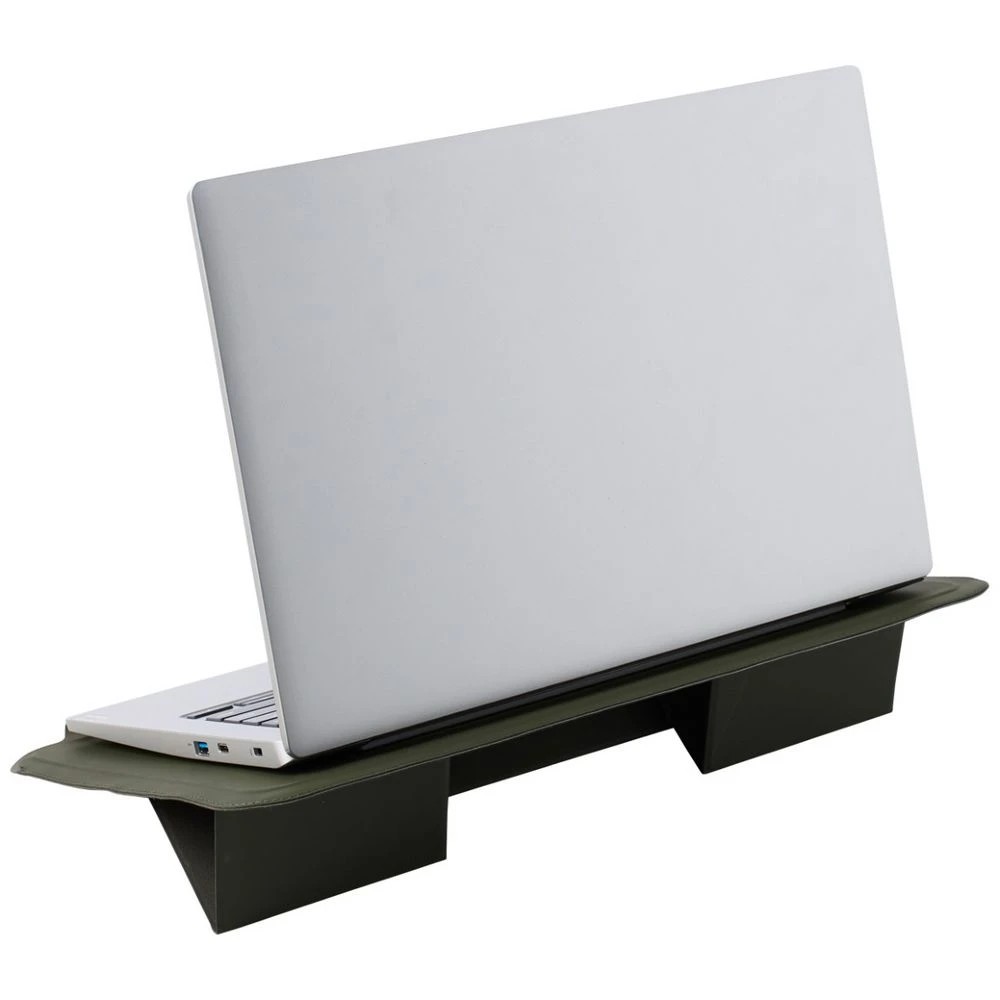 3 Otto On The Go Laptop Sleeve with Built in Riser Green, 3 of 5