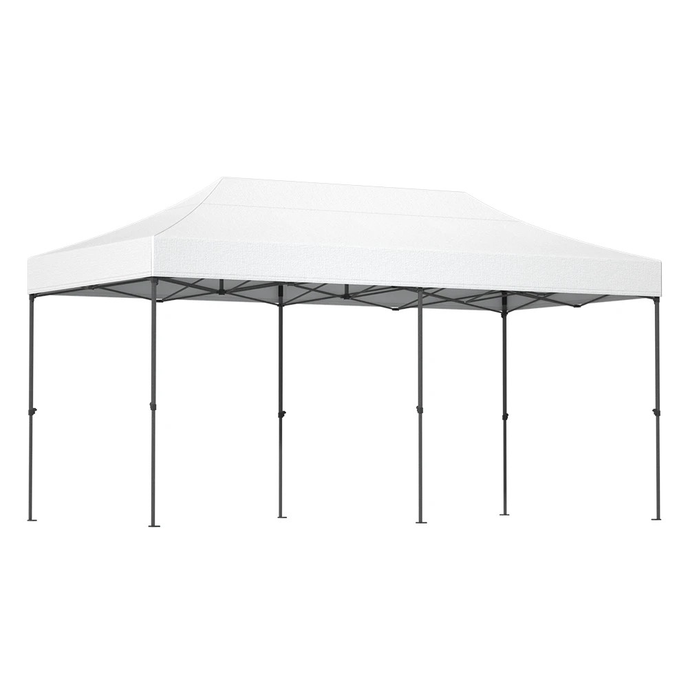 1 Instahut Gazebo Pop Up Marquee 3x6m Folding Tent Wedding Outdoor Camping Canopy Gazebos Shade - White, 1 of 8