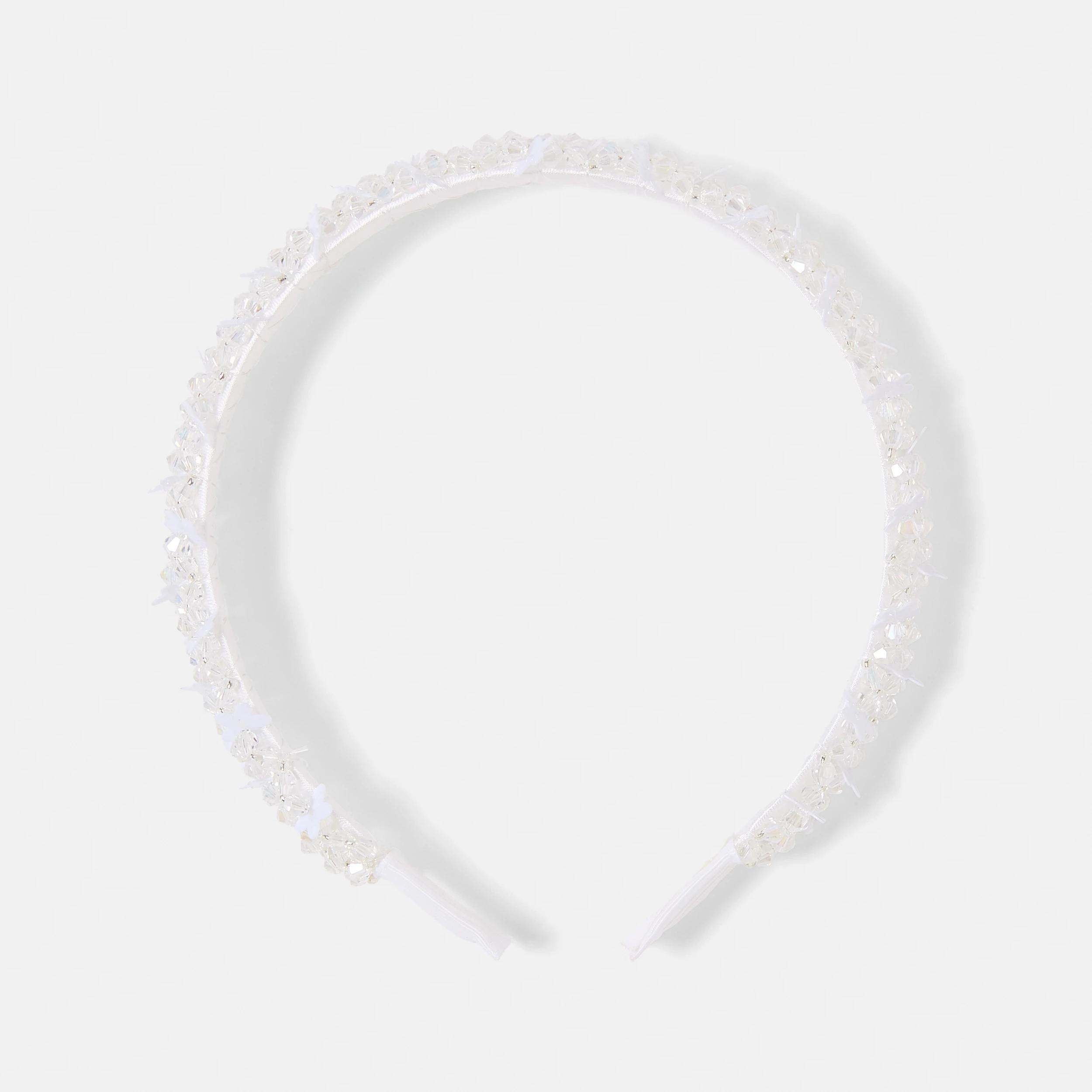 3 Sparkly Headband - White White, 3 of 5