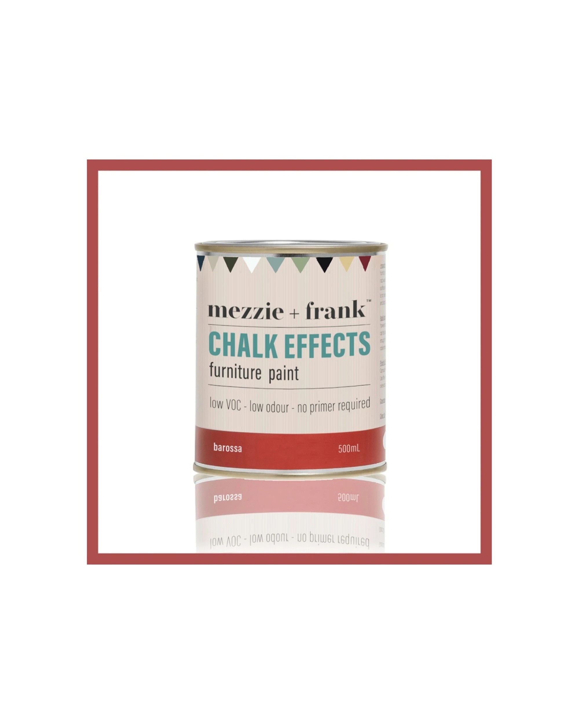 4 Mezzie+Frank Chalk Effect 0.5L Interior Water Based Furniture Paint Barossa - Multi, 4 of 4