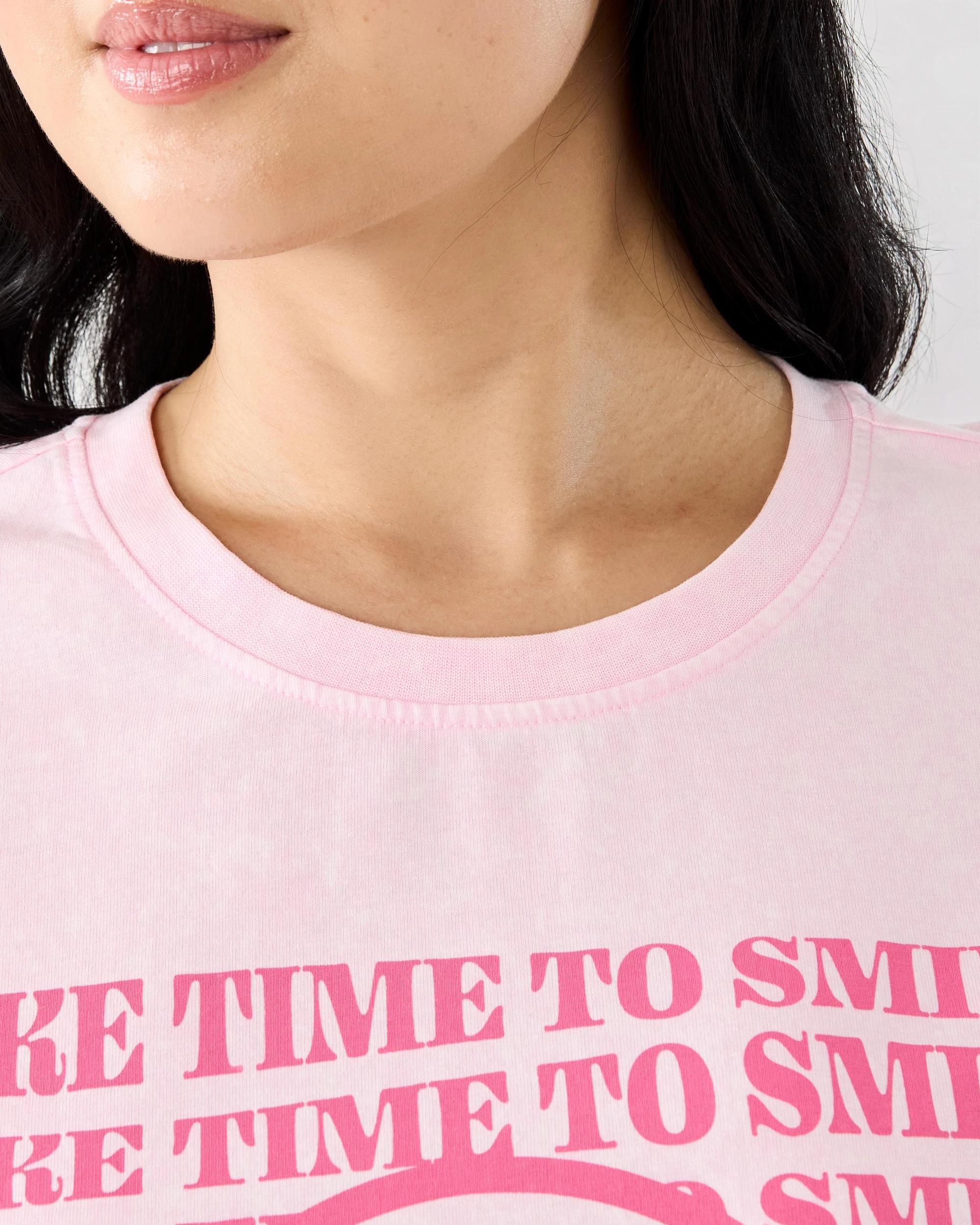 5 SmileyWorld License Short Sleeve Oversized Chopped T-shirt Smiley, 5 of 6