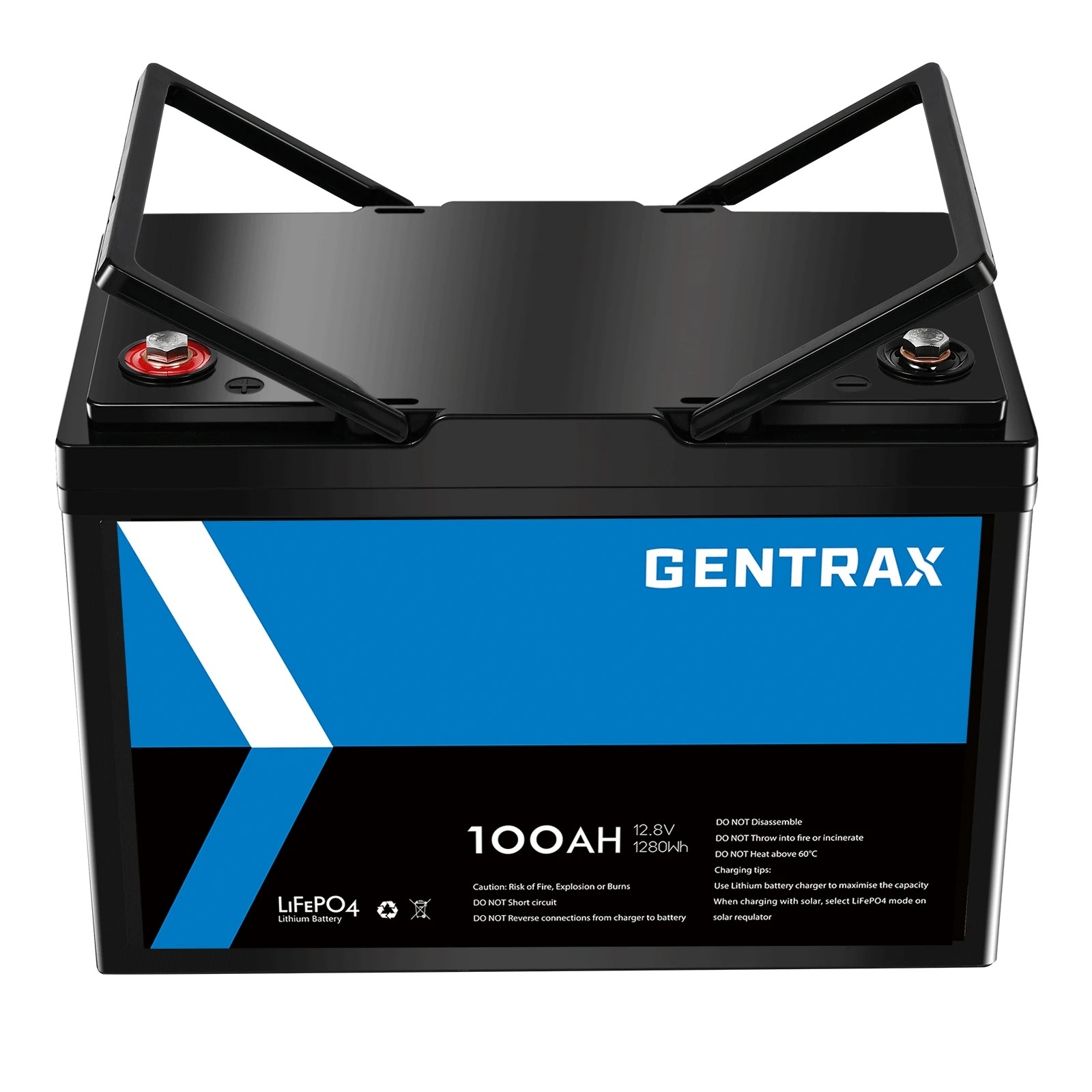 3 GENTRAX 12V 100Ah Lithium Battery + 4 GANG 300A Bus Bar, 3 of 10