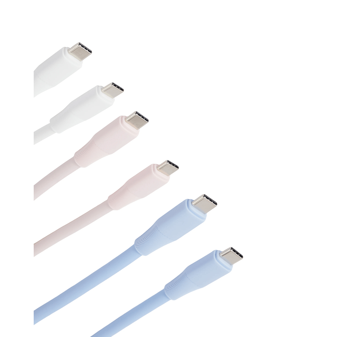 1 USB-C to USB-C Silicone Cable - Assorted, 1 of 5