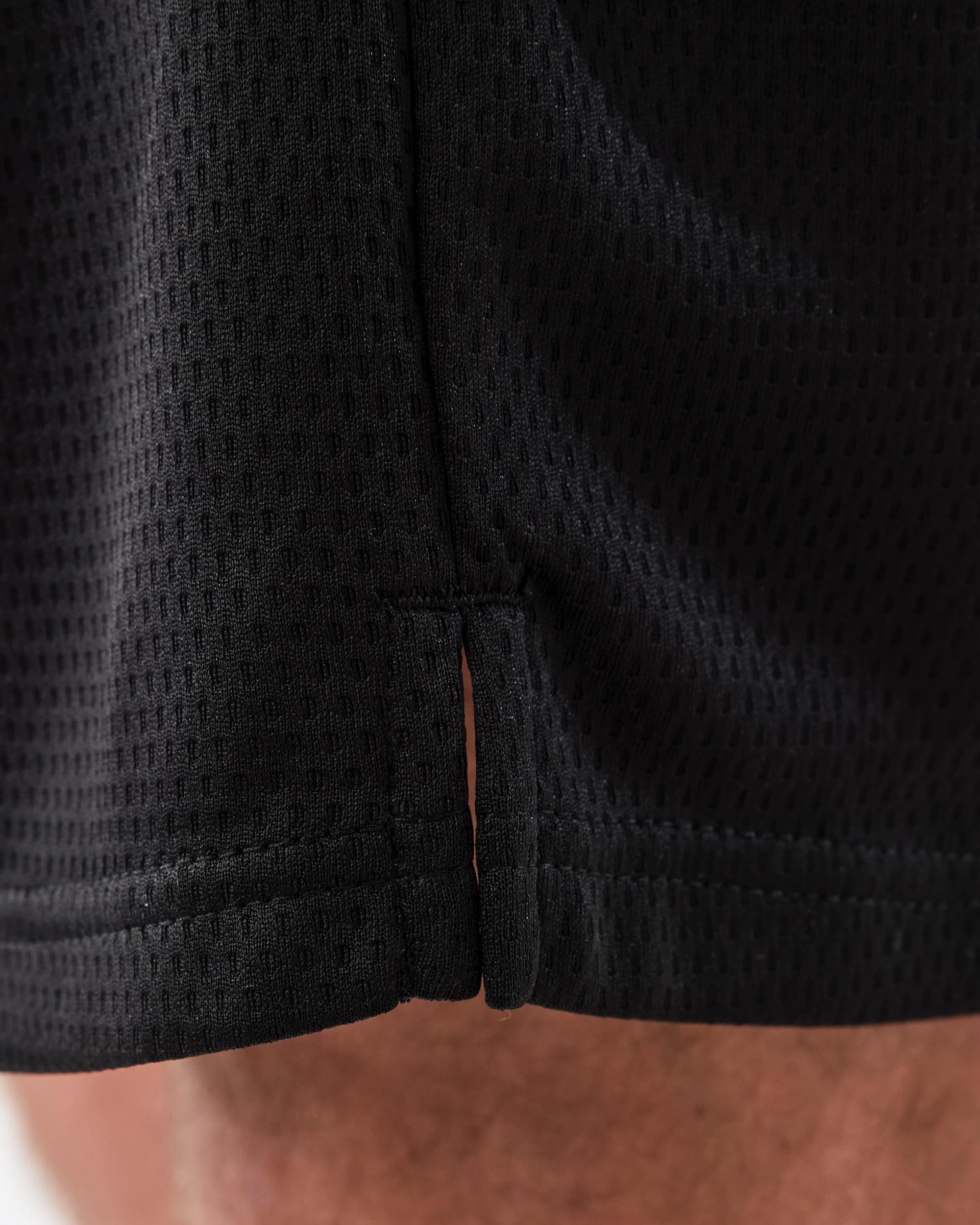 6 Active Mens 8in. Mesh Shorts Black, 6 of 7