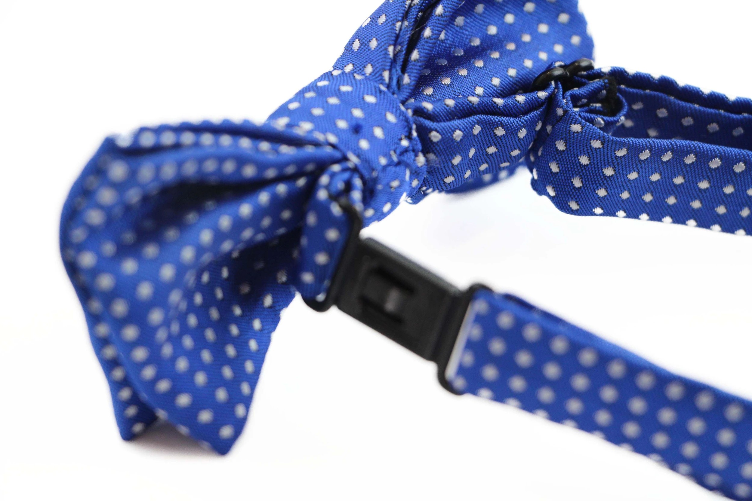 2 Zasel Boys Blue Bow Tie With White Polka Dots - Multi, 2 of 5