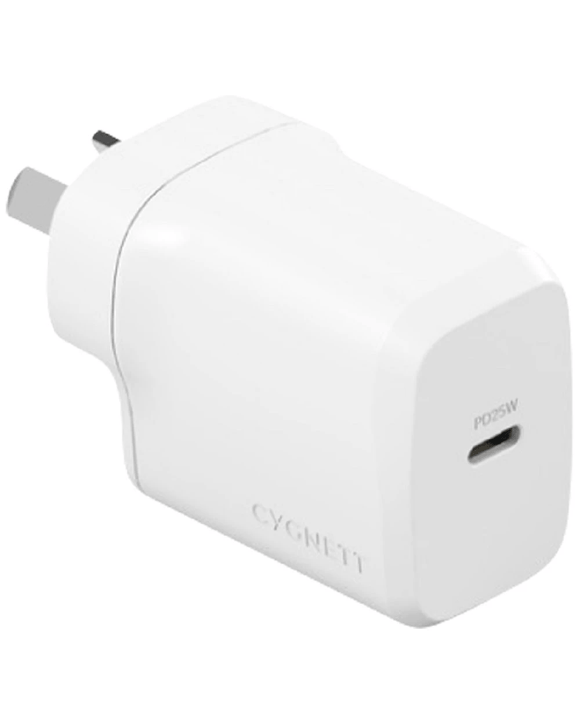 Cygnett PowerPlus USB-C Wall Charger 25w White