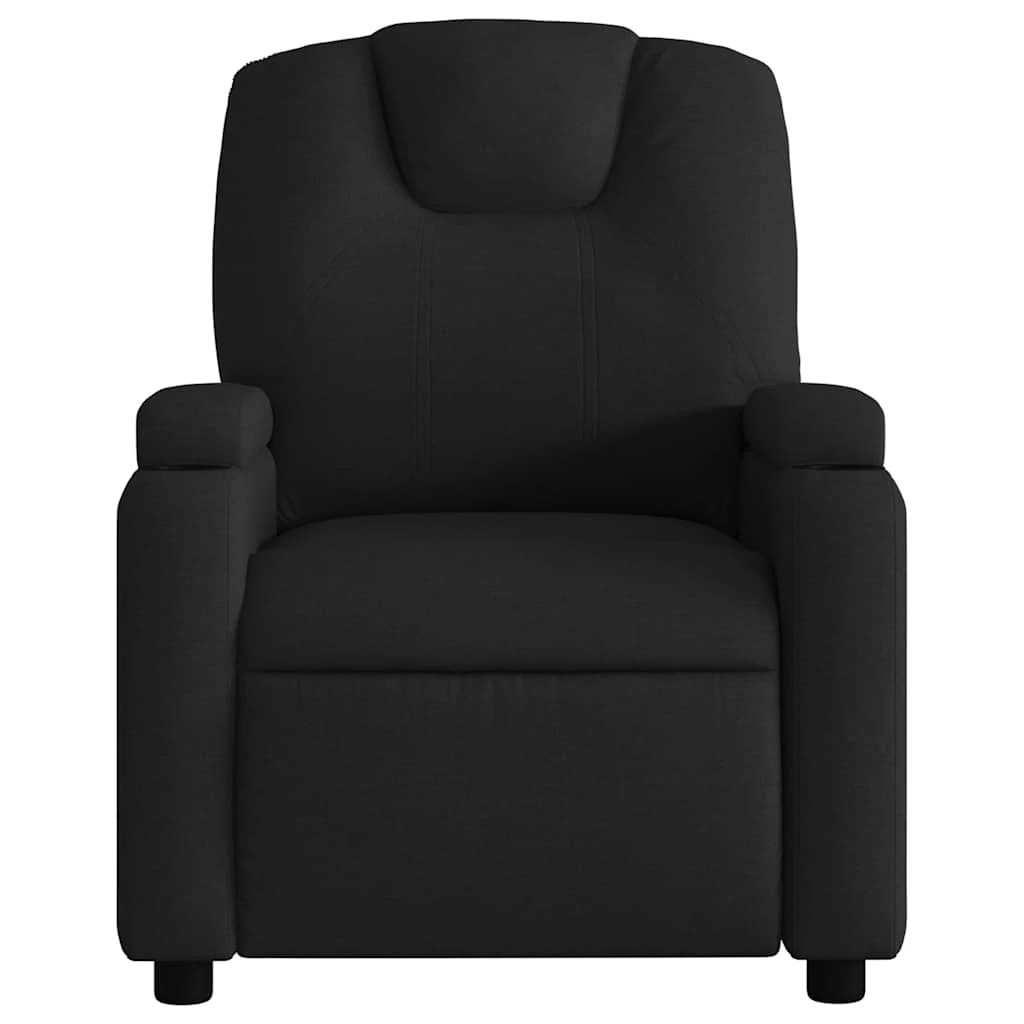 4 vidaXL massage recliner chair Adjustable Footrests - Black, 4 of 9
