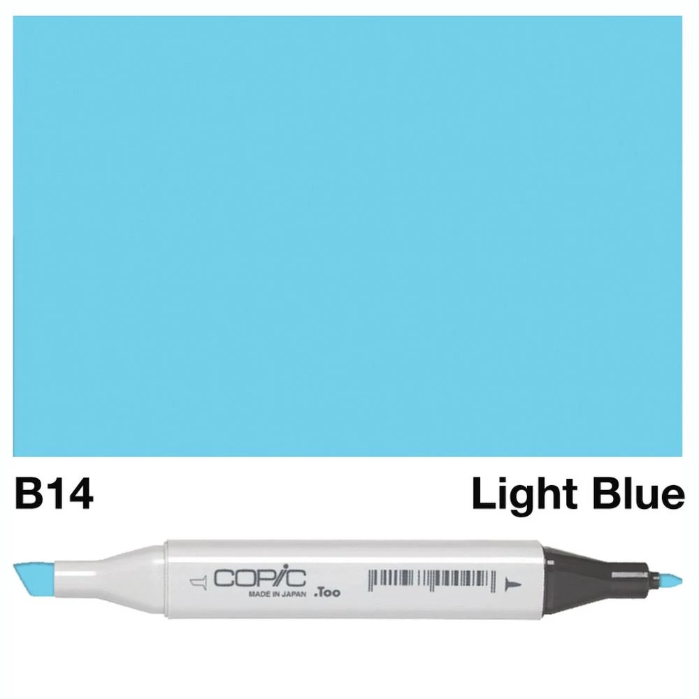 3 Copic Classic Original Dual Nib Marker B14 Light Blue, 3 of 3