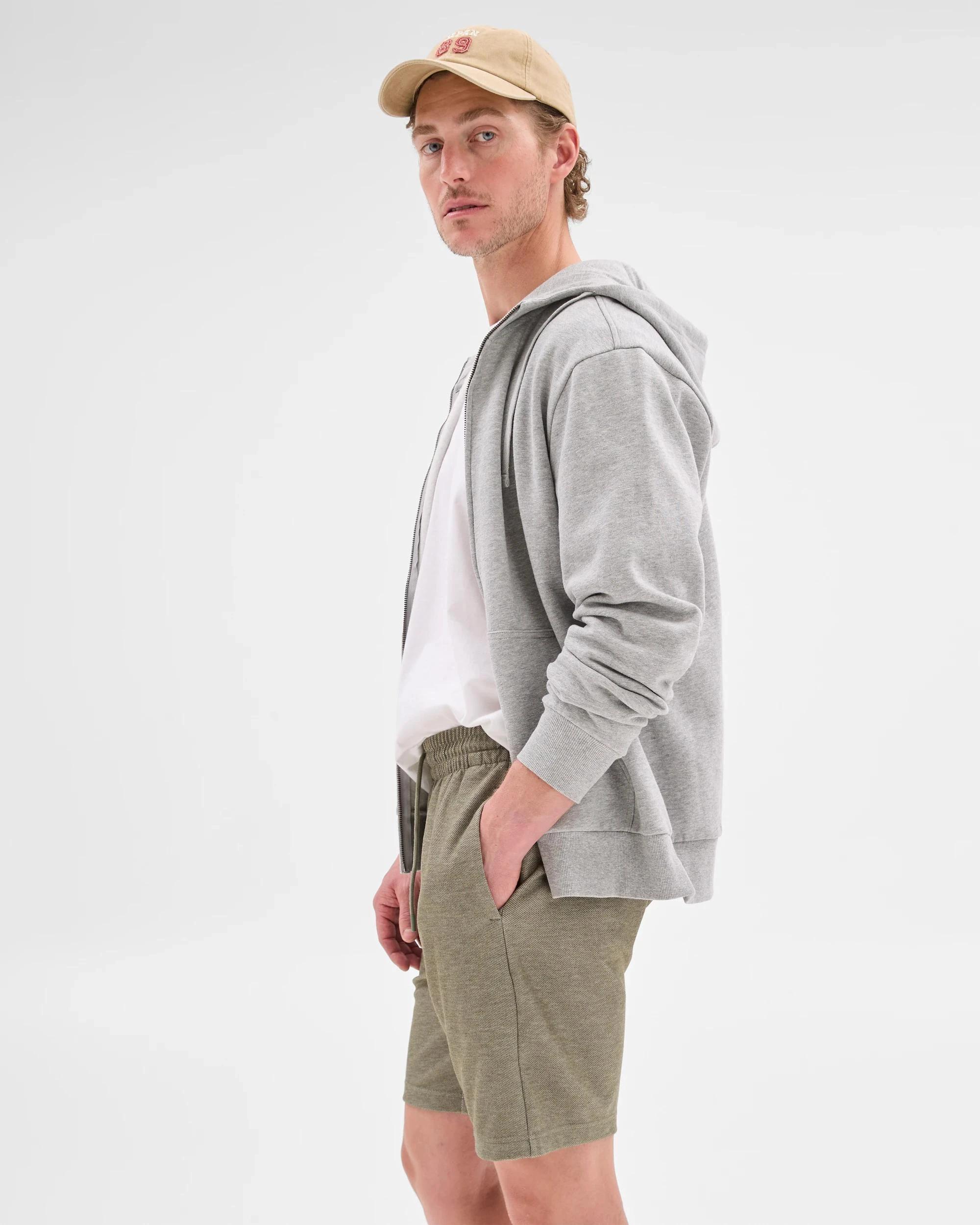 3 Target Textured Fleece Shorts SEA GRASS, 3 of 5