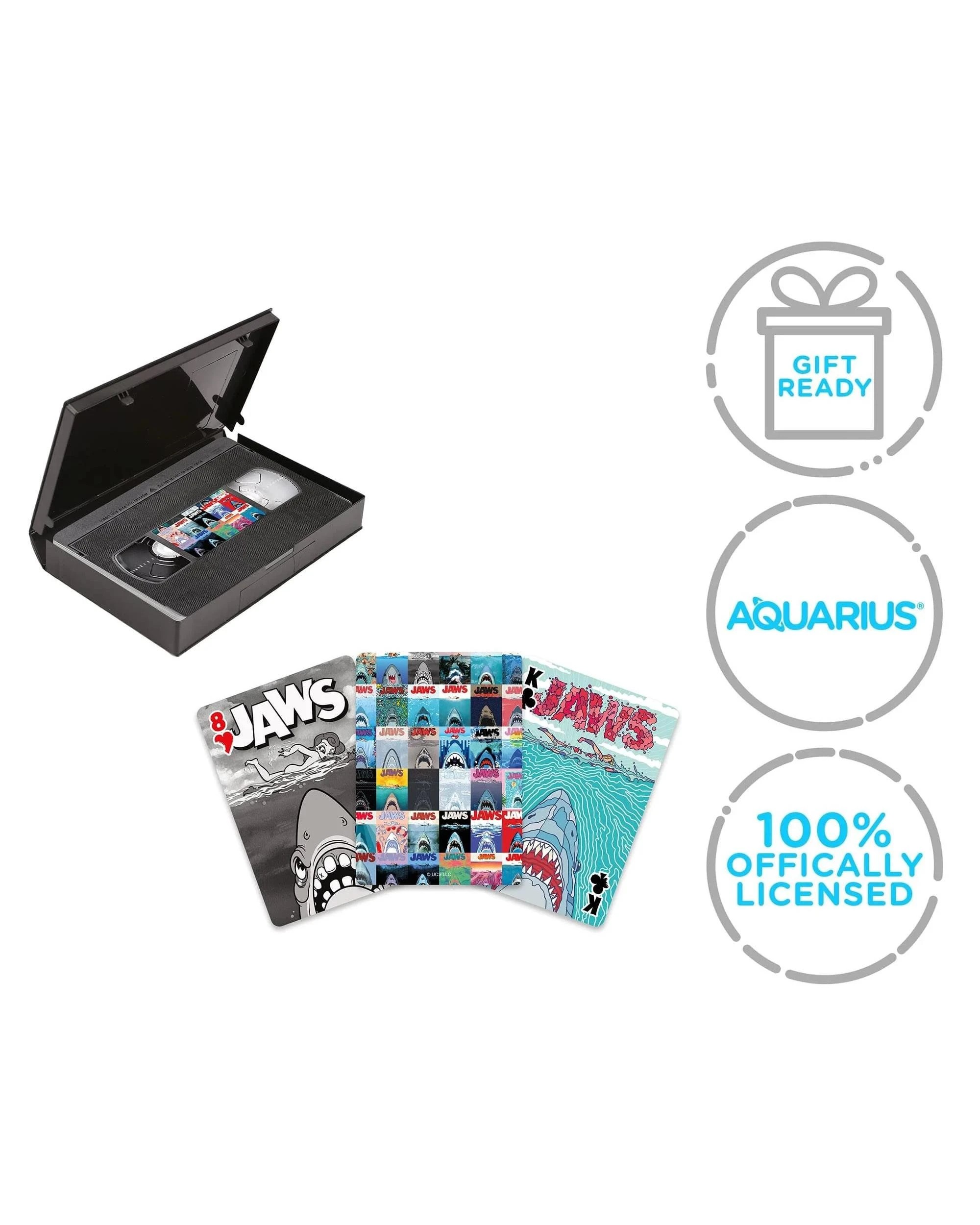 4 Aquarius Jaws 50th Anniversary Premium VHS Tape Playing Cards, 4 of 5
