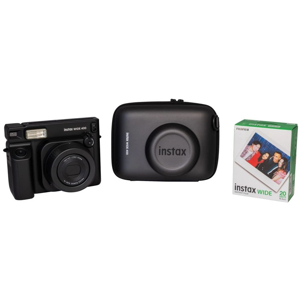 1 FujiFilm INSTAX WIDE 400 Instant Camera Bundle Black, 1 of 5