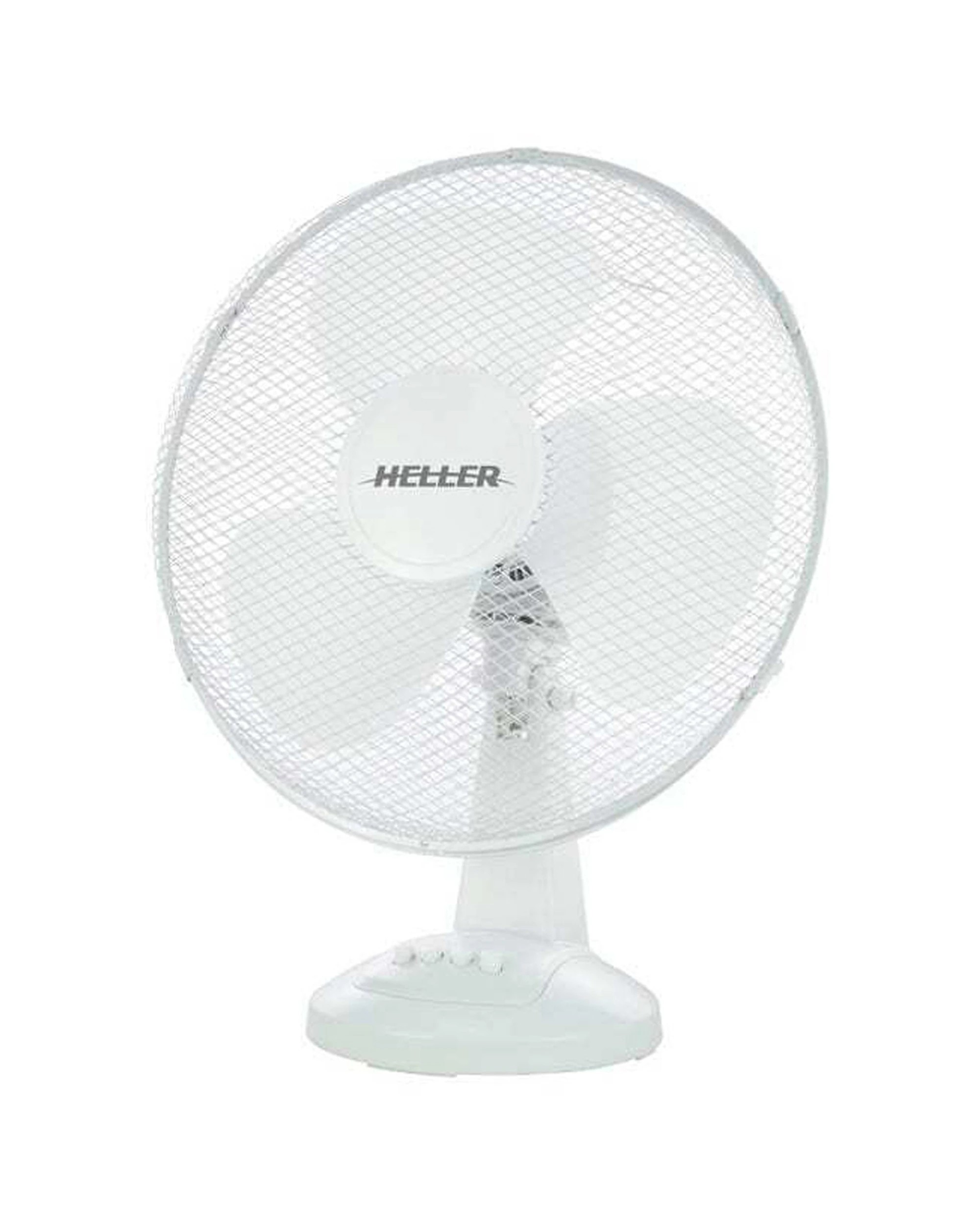 2 Heller 40cm Adjustable Cooling Air Home/office Desk Tilting Fan 40w - White, 2 of 3