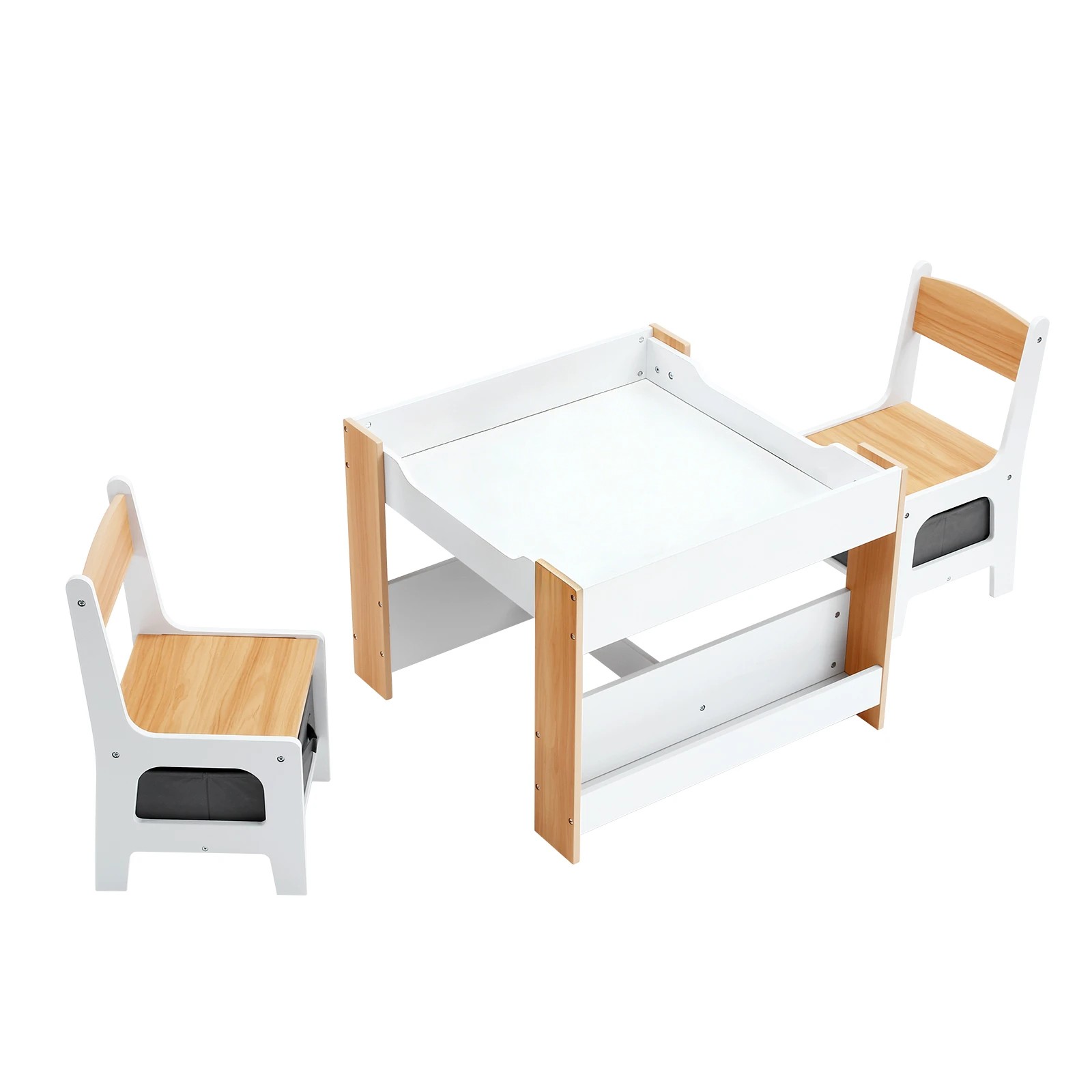10 Kidbot 4 IN 1 Kids Table and Chairs Set Childrens Activity Centre, 10 of 10