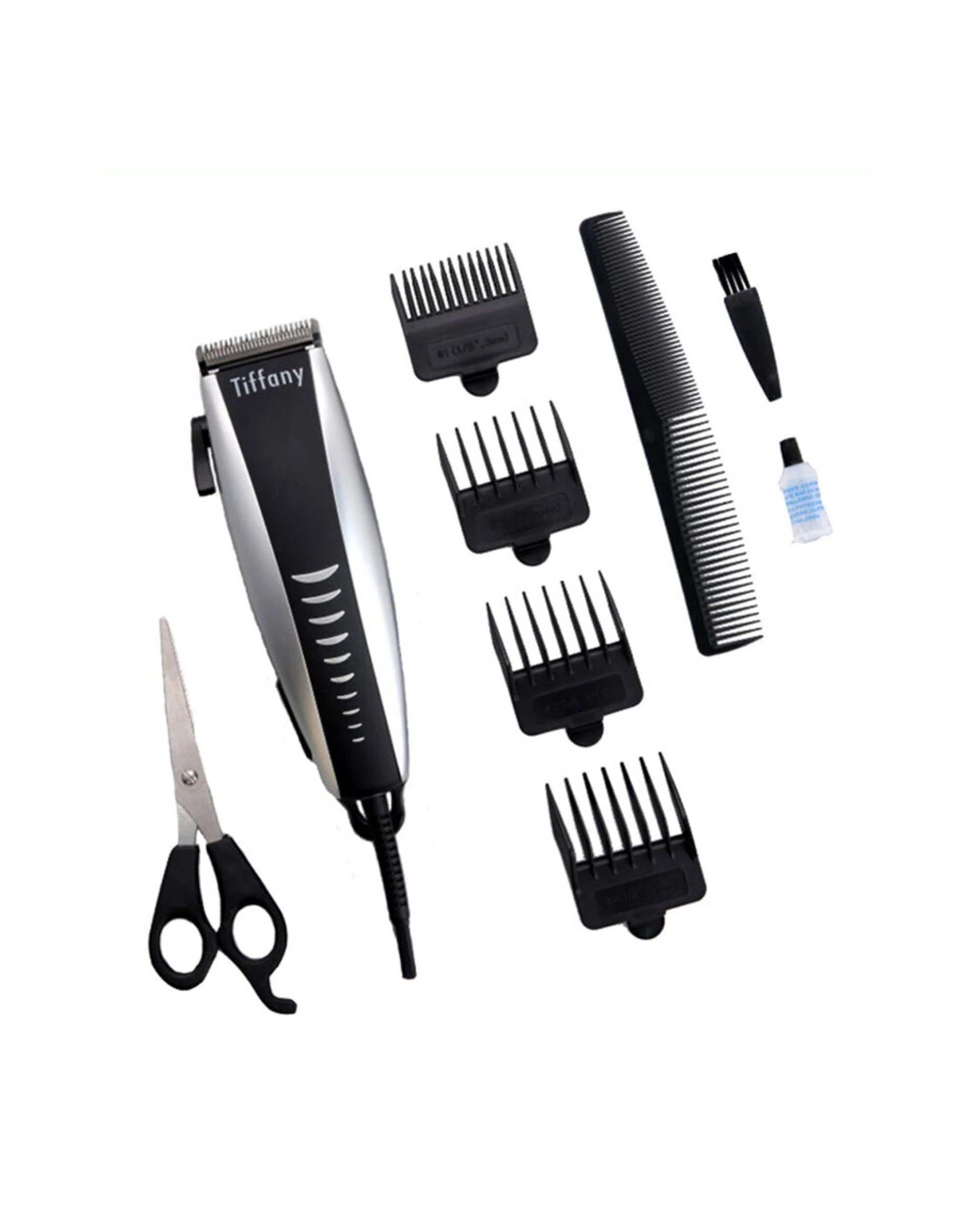 1 Tiffany 4 Trim Guides Hair Clippers Adjustable Blade Control Grooming Kit, 1 of 1
