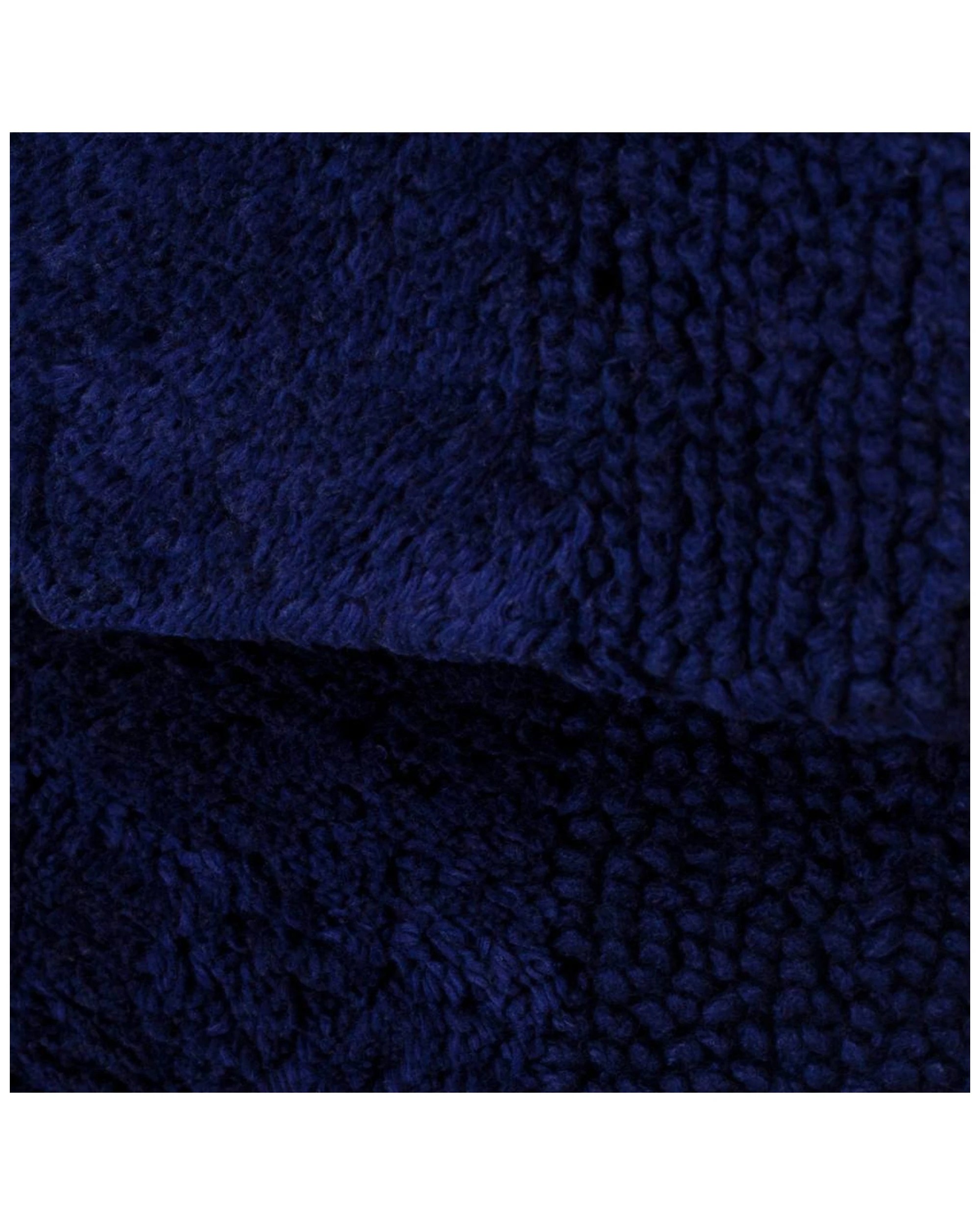 3 J. Elliot Dawson 2 Piece Cotton Bathmat Set Navy 50x50cm And 50x80cm
 - Blue, 3 of 3