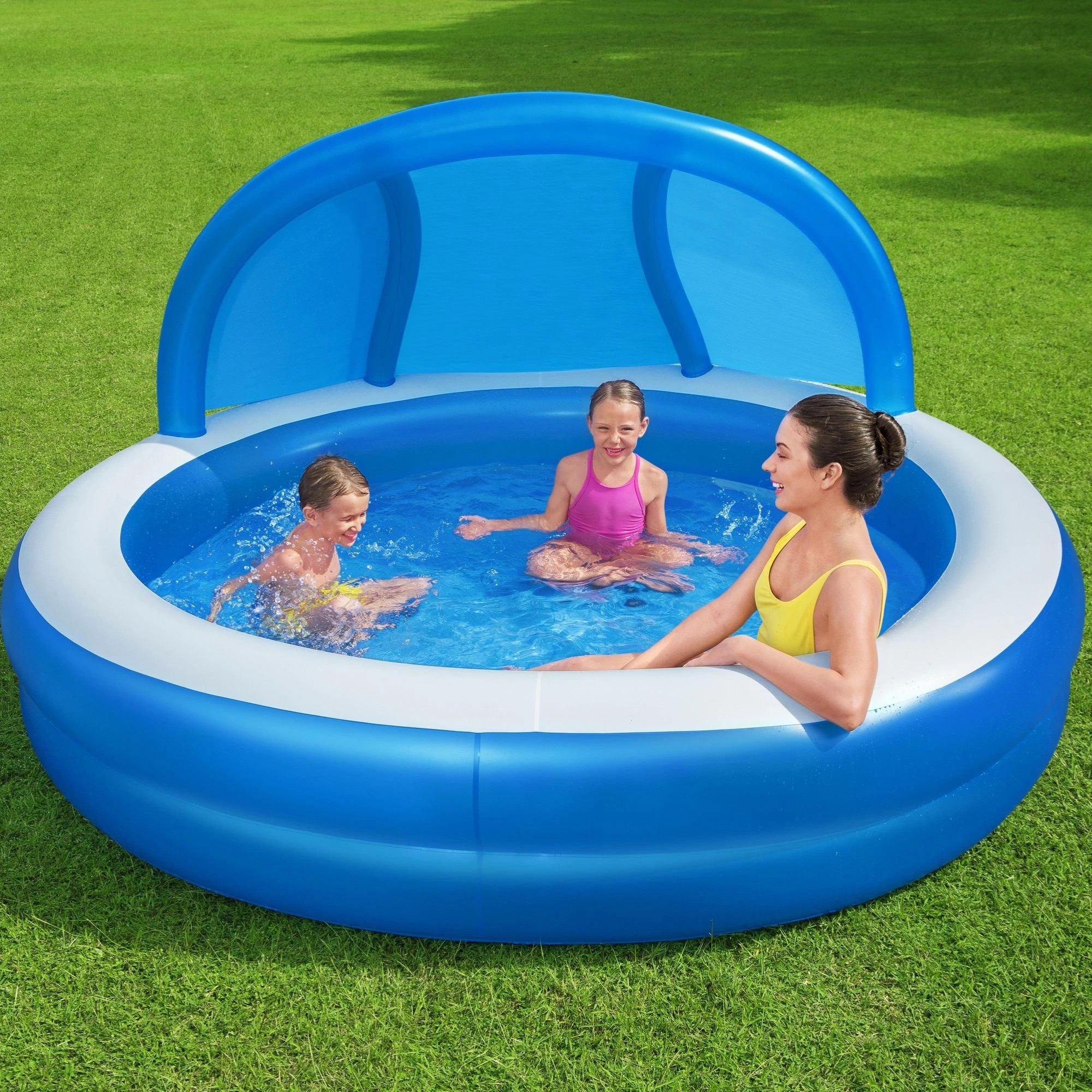 4 Bestway 7'11" x 7'11" x 55"/2.41m x 2.41m x 1.40m Summer Days Family Pool, 4 of 4