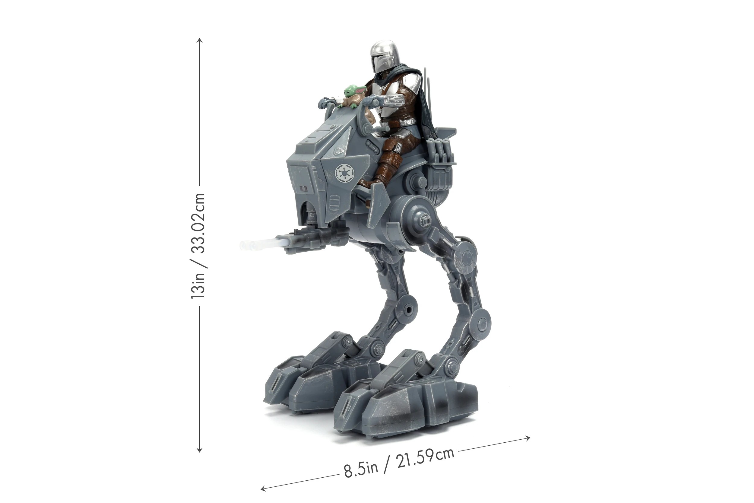 6 Disney Star Wars Imperial Remnant AT - RT Walker R/C - Grey, 6 of 6