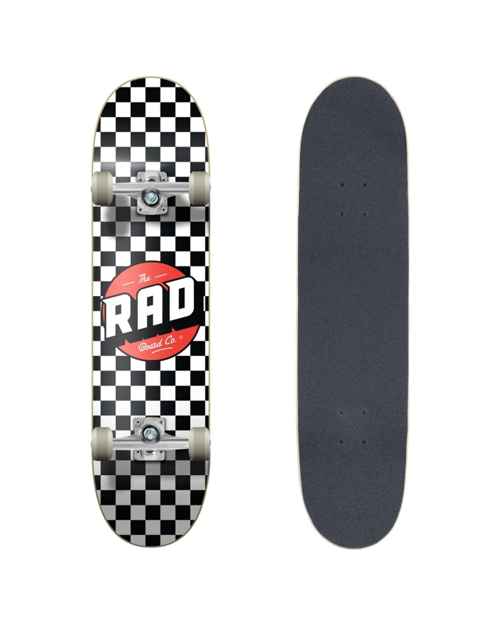 1 Rad Board Co Complete Skateboard Dude Crew Beginner Level 7.5 Inch Deck - Pattern, 1 of 3