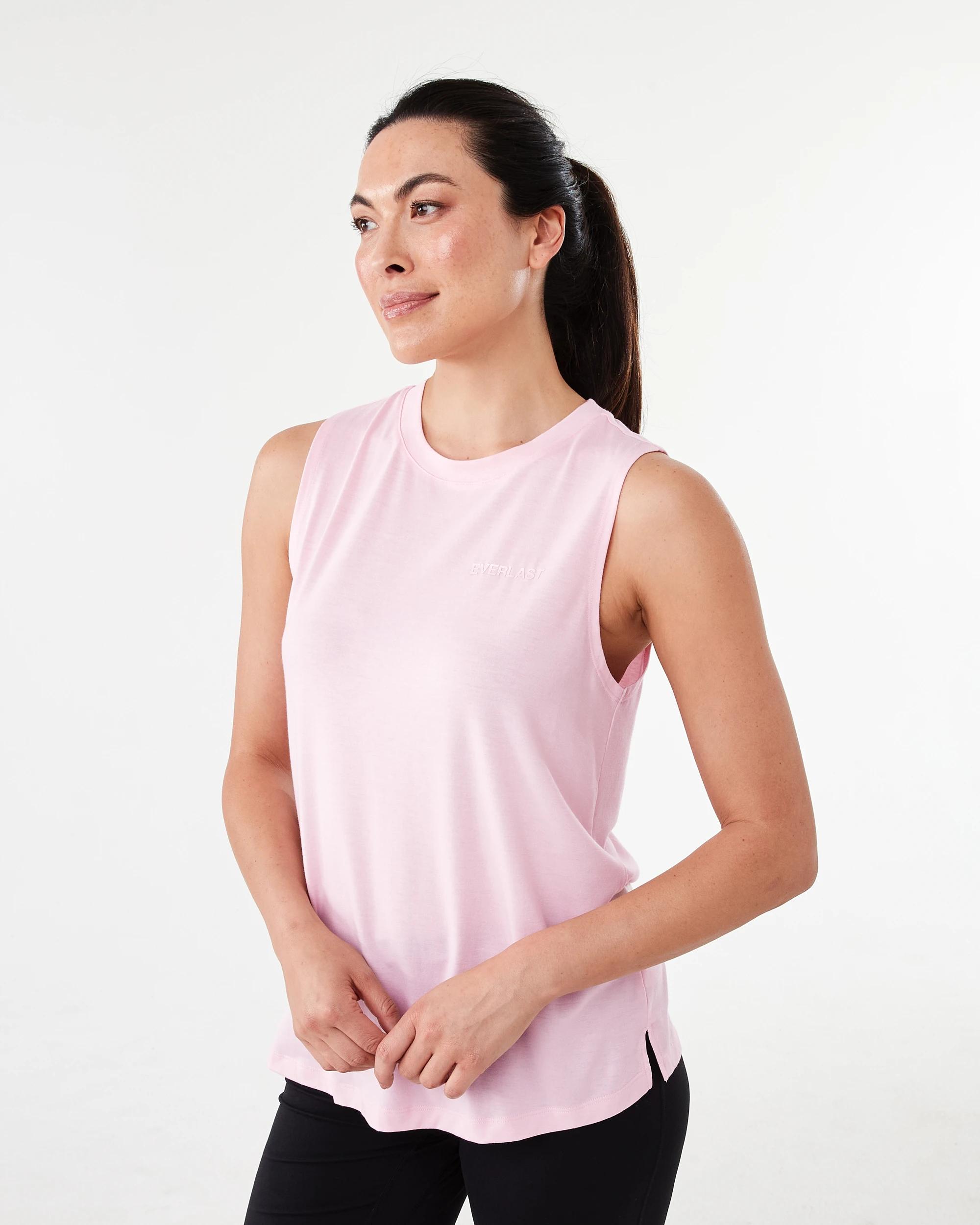 2 Everlast Womens Luxe Muscle Tank Fairy Flos, 2 of 6