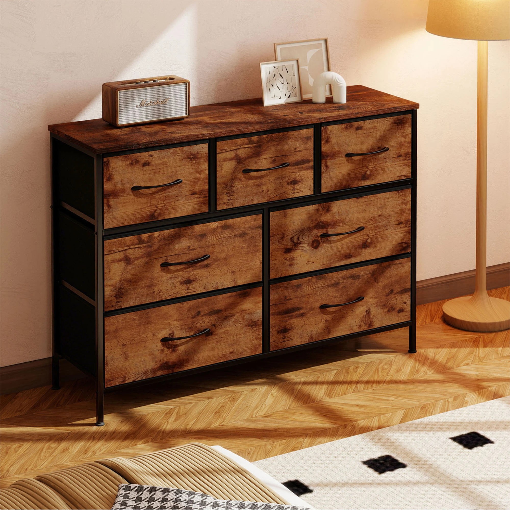 8 Levede Chest of Drawers 7 Drawer - Brown, 8 of 10