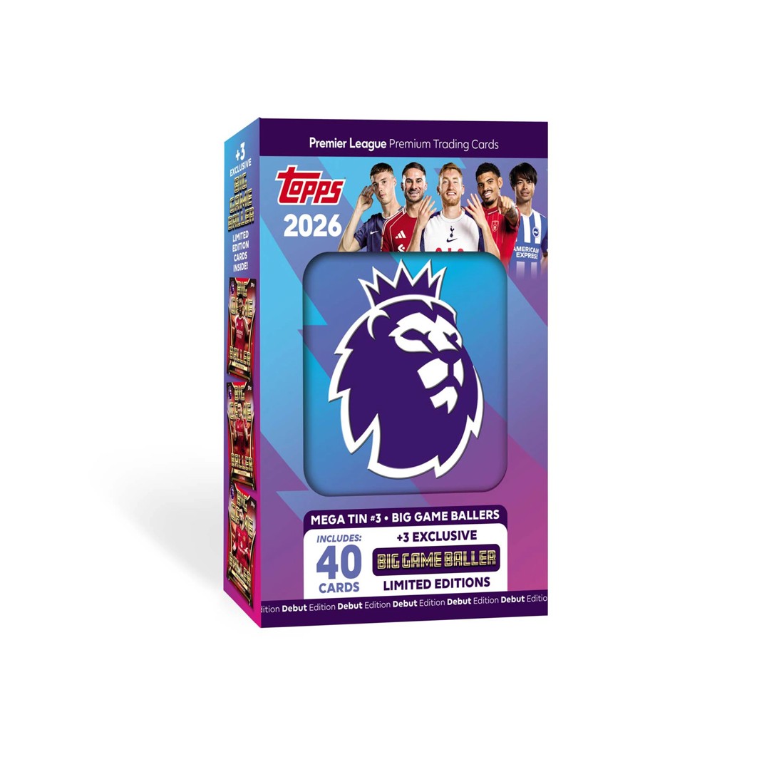 4 Topps Premier League 2026 Mega Tin - Assorted, 4 of 7
