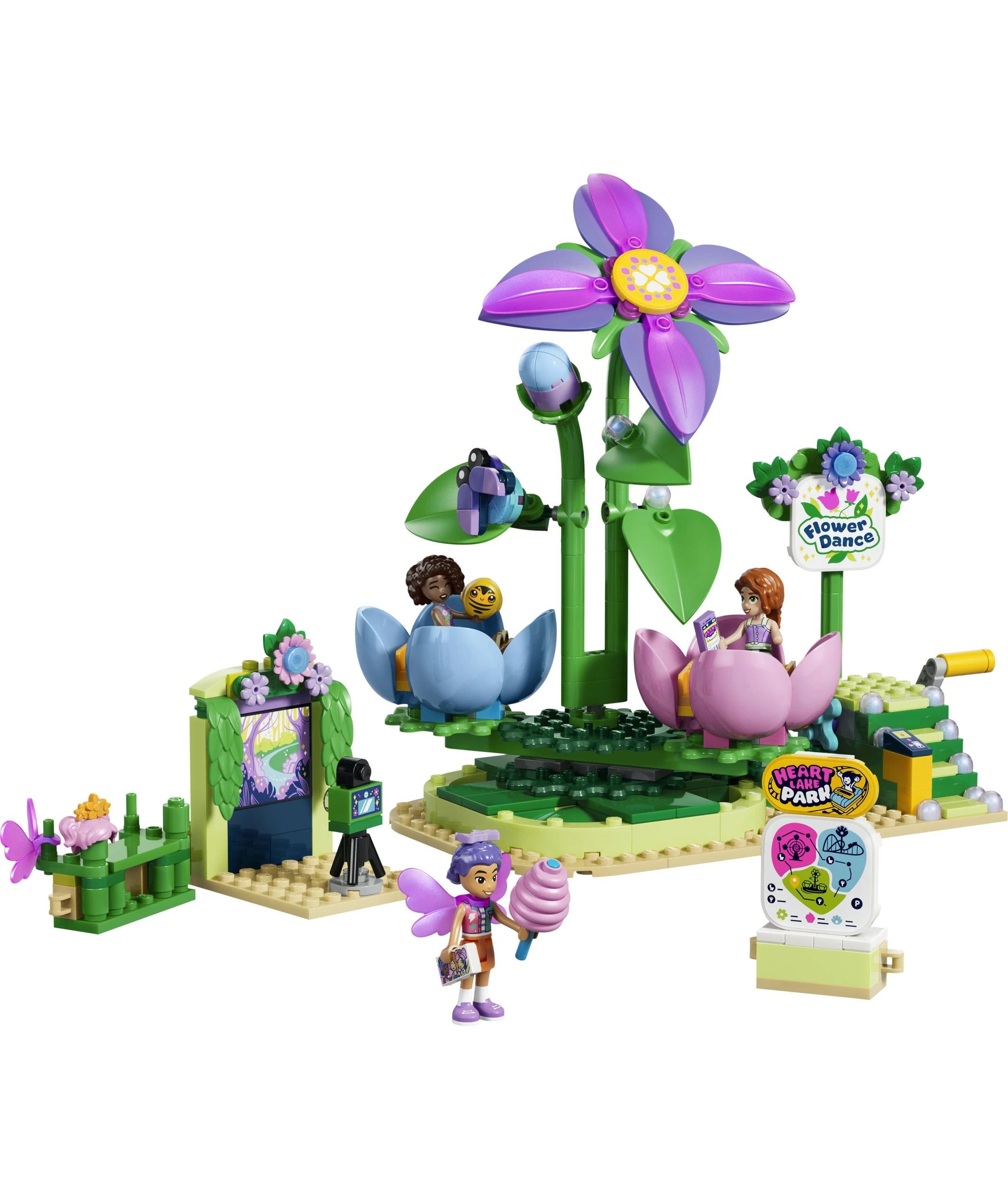 2 LEGO Friends Spinning Flower & Fairy Teacup Ride 42702, 2 of 10