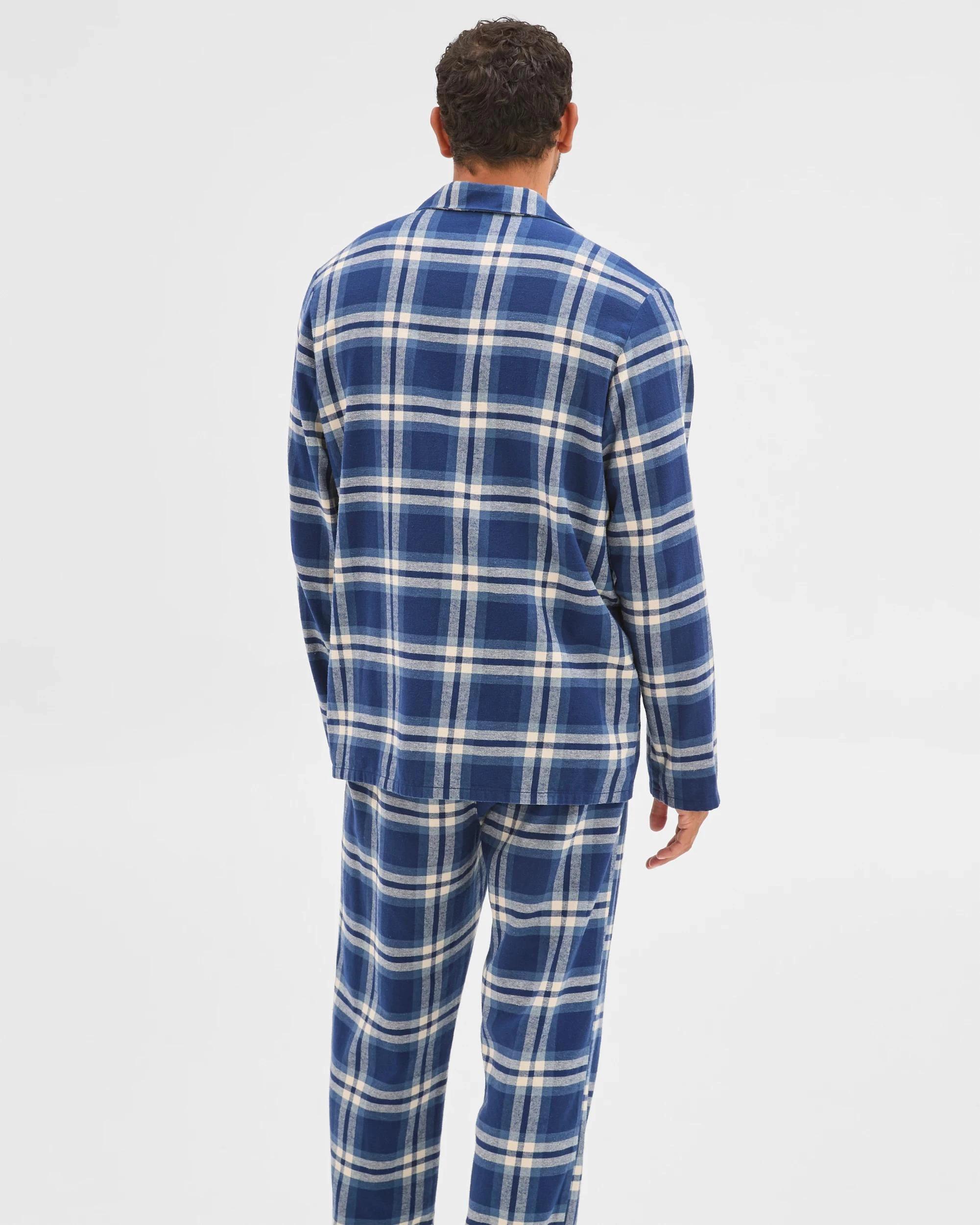 6 Target Man Flannelette Pyjama Set BLUE CHECK, 6 of 6
